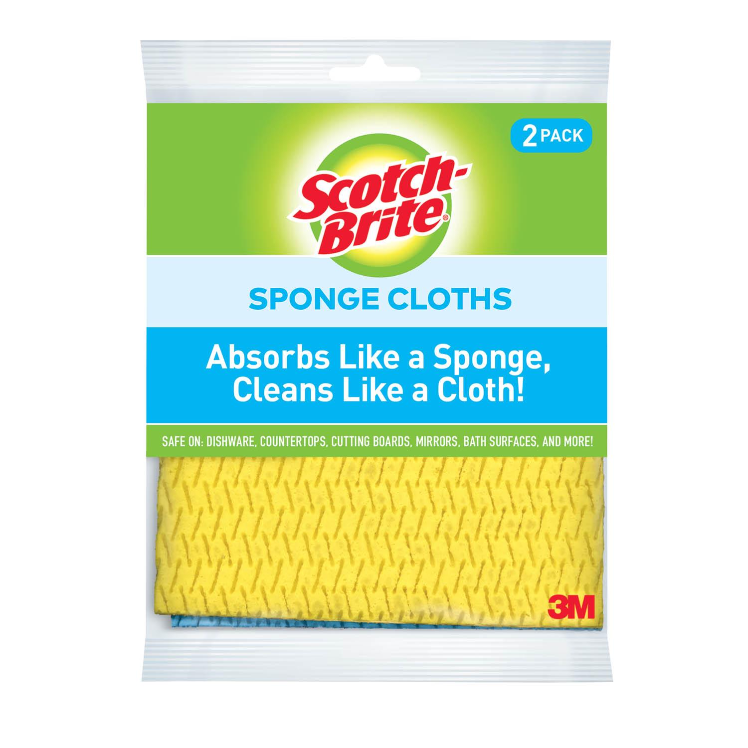 Scotch-Brite¬Æ Sponge Cloth 9055, 6.8 in x 7.8 in x 0 in (17 cm x 19 cm),

12/2