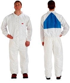 3M™ Protective Coverall 4540+CS White & Blue Type 5/6 Size 4XL, 25 EA/Case