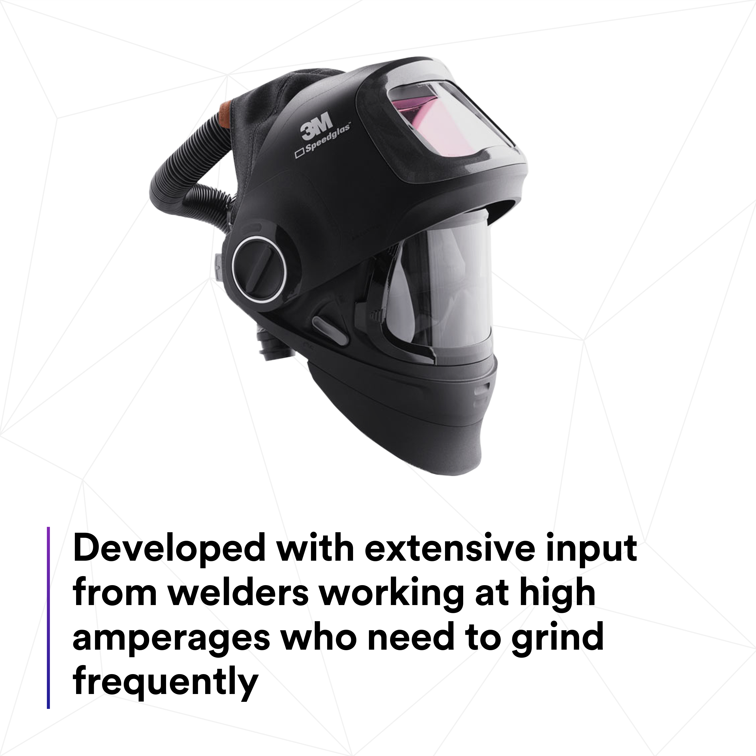 3M™ Speedglas™ Heavy-Duty Welding Helmet G5-01 w ADF G5-01VC and 3M™ Adflo™ High-Altitude PAPR Assembly, 46-1101-30iVC_17