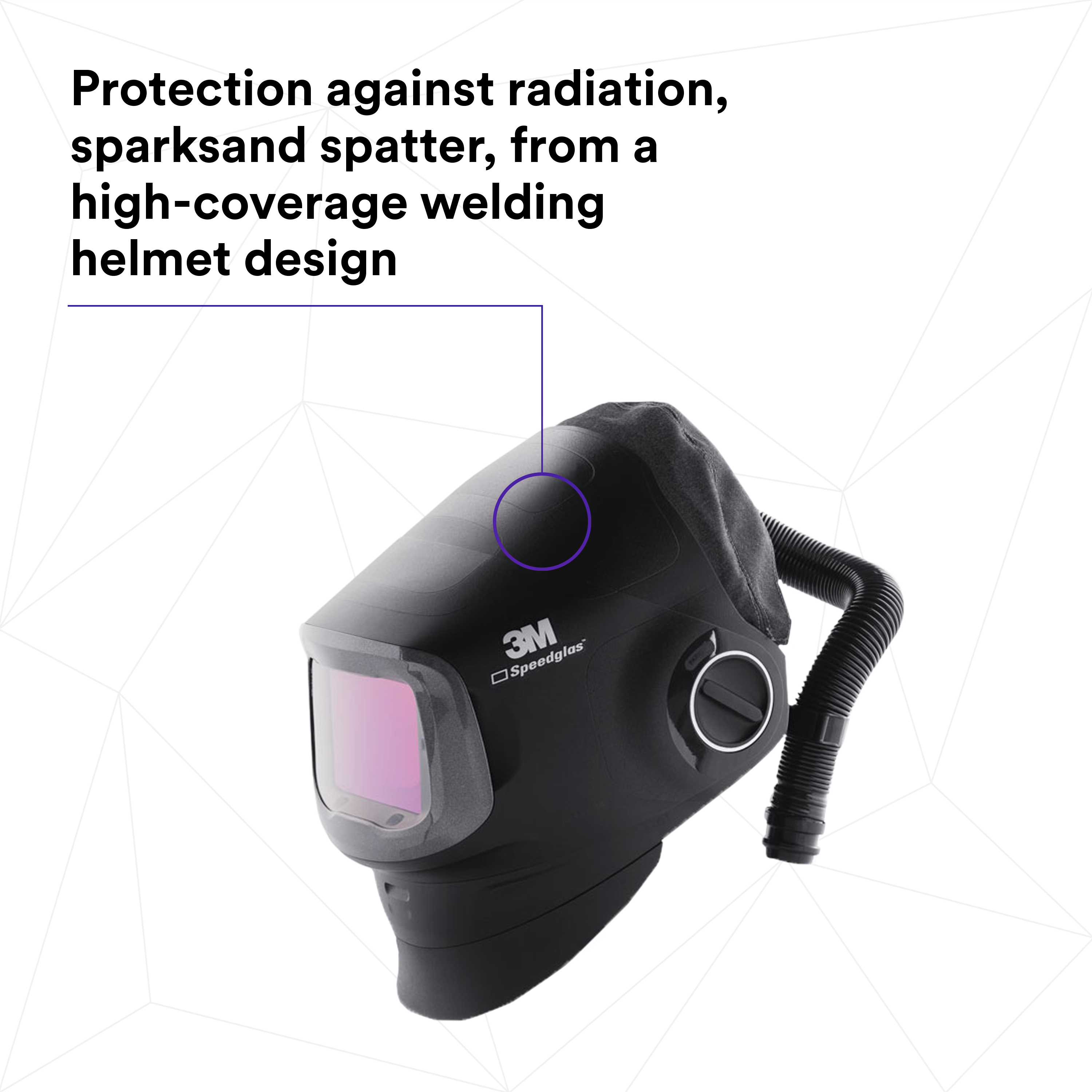 3M™ Speedglas™ Heavy-Duty Welding Helmet G5-01 w ADF G5-01VC and 3M™ Adflo™ High-Altitude PAPR Assembly, 46-1101-30iVC_10