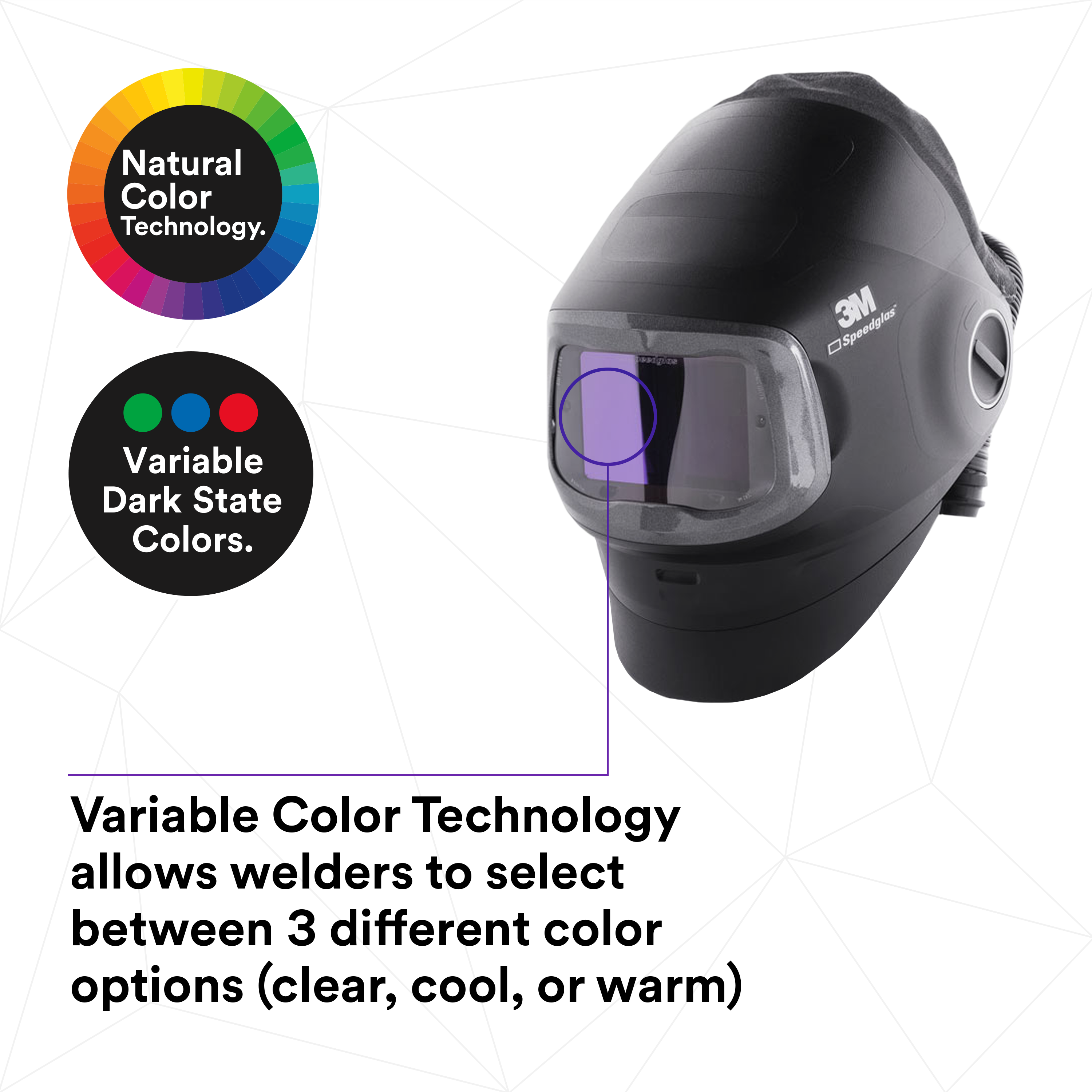 3M™ Speedglas™ Heavy-Duty Welding Helmet G5-01 w ADF G5-01VC and 3M™ Adflo™ High-Altitude PAPR Assembly, 46-1101-30iVC_1