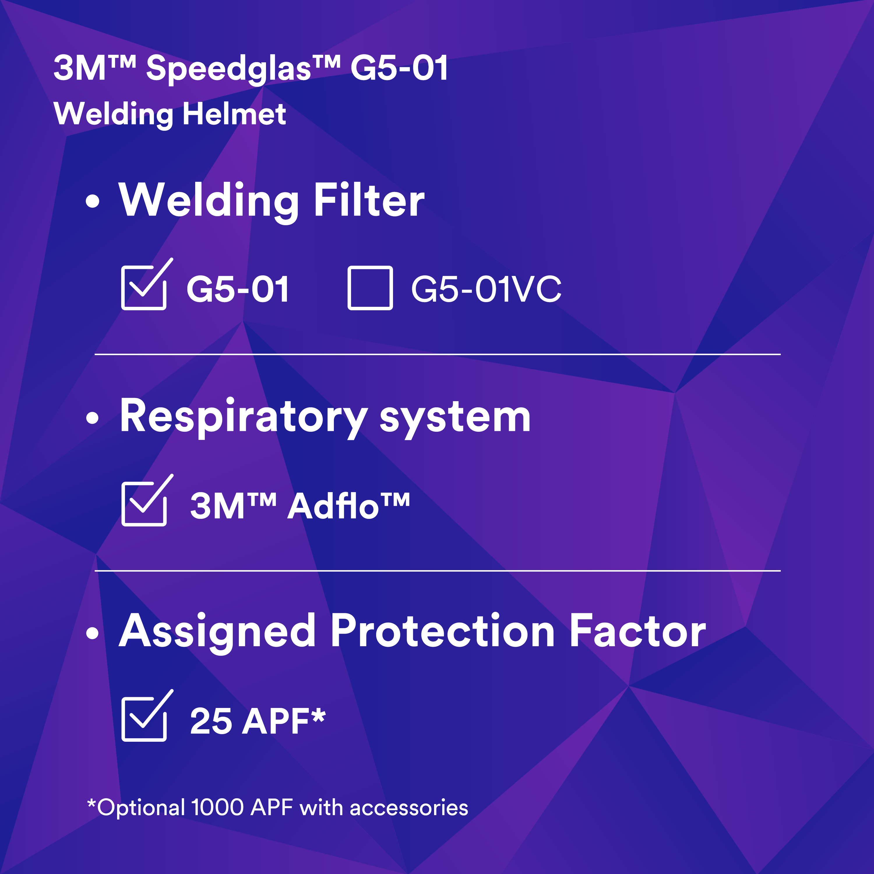 3M™ Speedglas™ Heavy-Duty Welding Helmet G5-01 w ADF G5-01 and 3M™ Adflo™ High-Altitude PAPR Assembly, 46-1101-30i_10