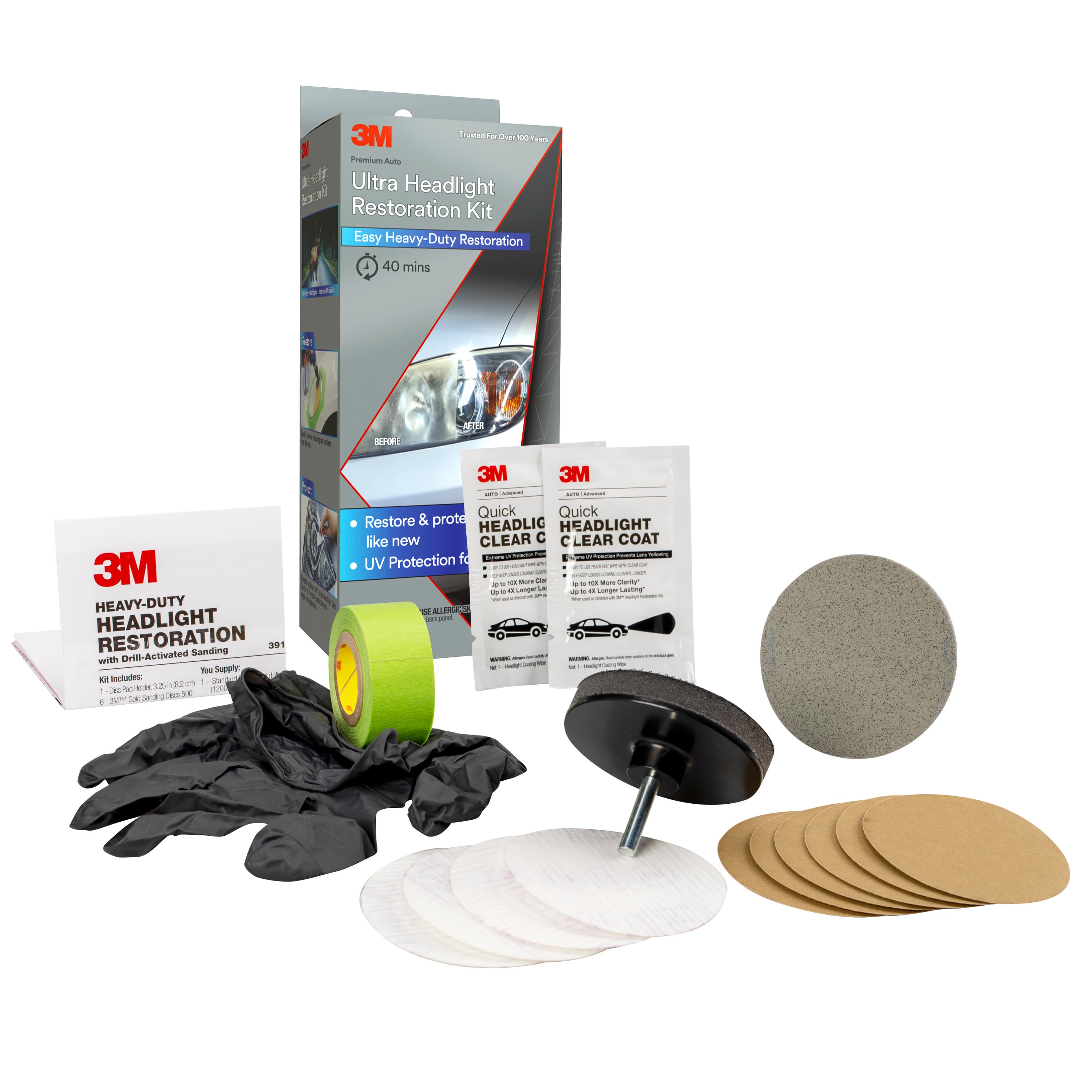 3M Ultra Headlight Restoration Kit 39195