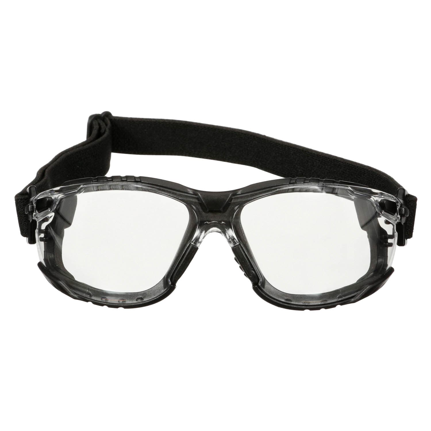 3M Solus 1000 Series, S1502SGAF-KT, Blk Temples, Scotchgard Anti-Fog Coating, Gray AF-AS lens, Foam/Strap_21