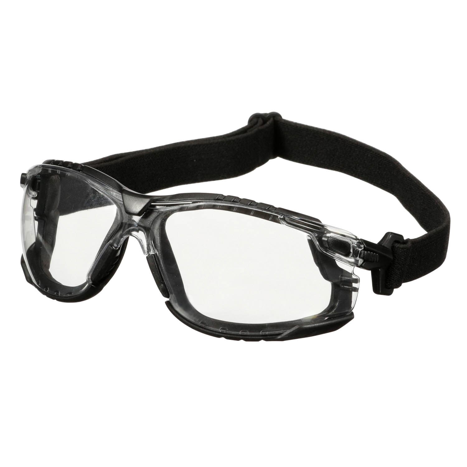 3M Solus 1000 Series, S1502SGAF-KT, Blk Temples, Scotchgard Anti-Fog Coating, Gray AF-AS lens, Foam/Strap_22