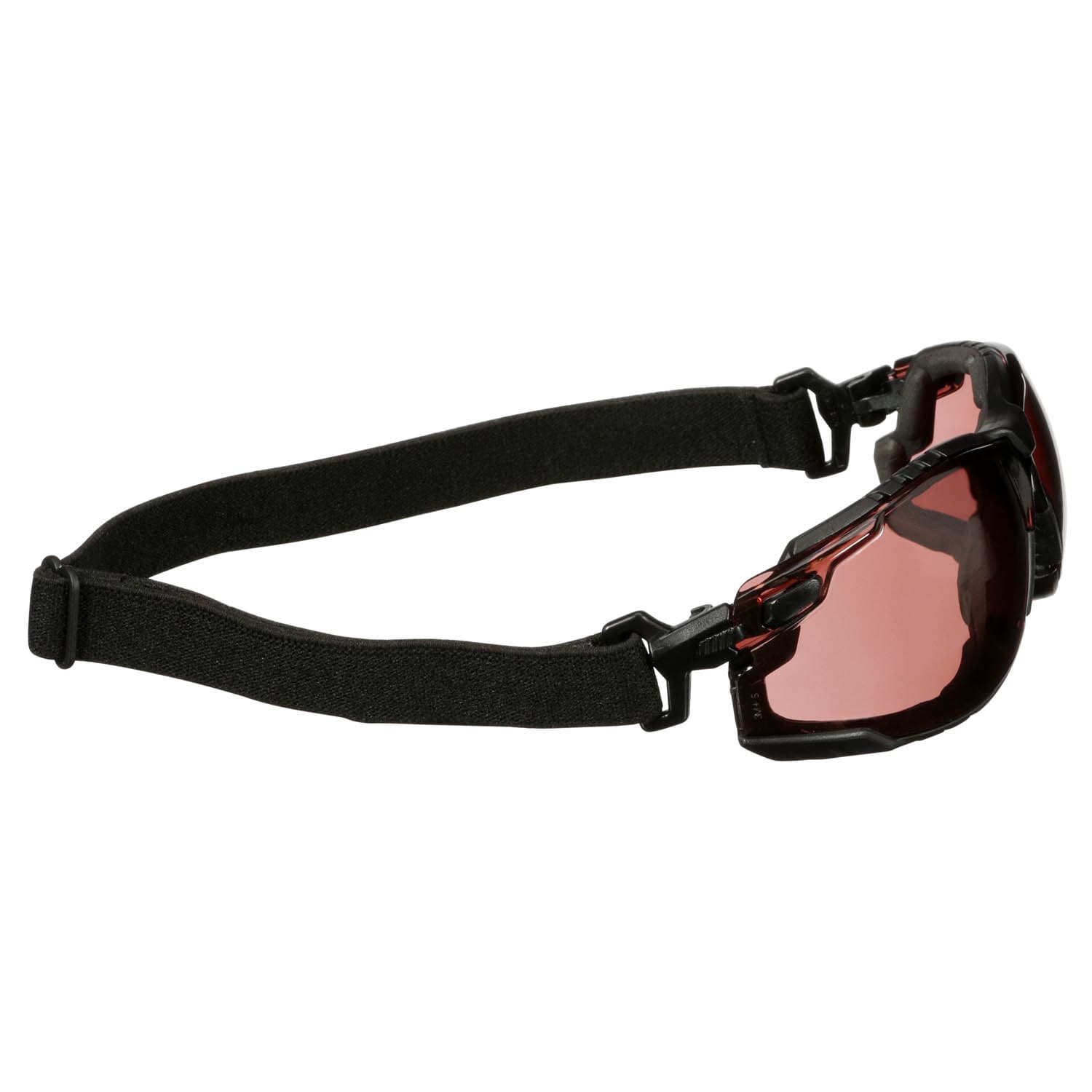 3M Solus 1000 Series, S1502SGAF-KT, Blk Temples, Scotchgard Anti-Fog Coating, Gray AF-AS lens, Foam/Strap_30