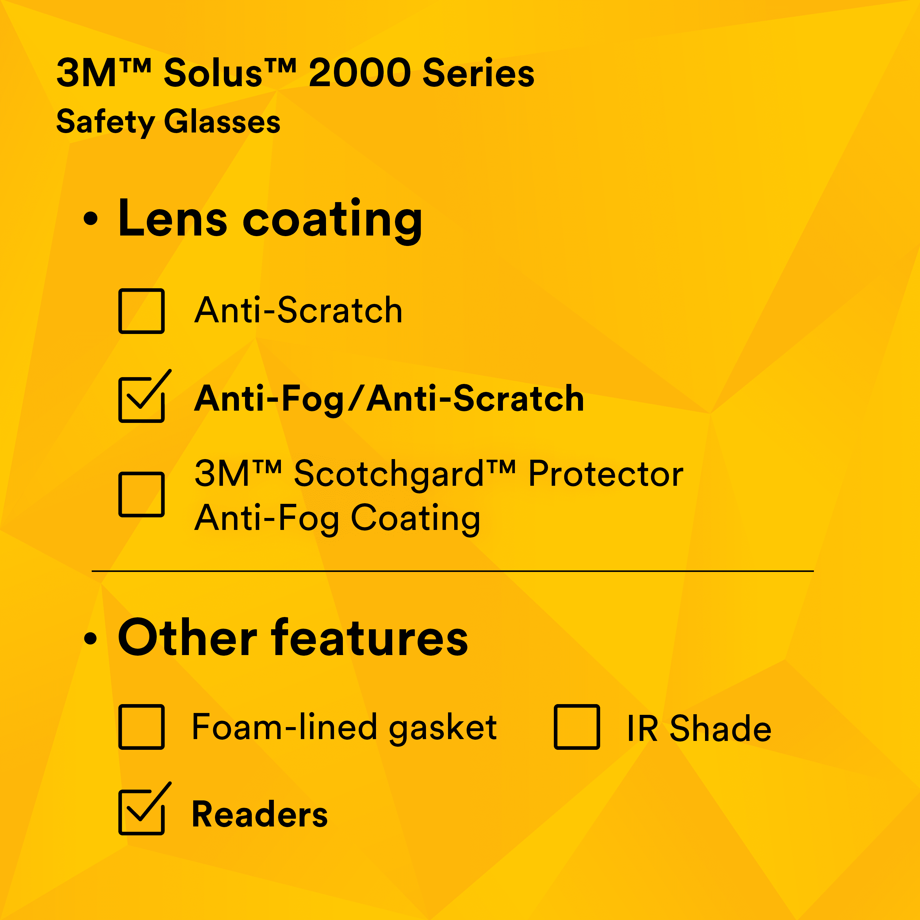 3M™ Solus™ 2000 Series, S2015AF-BLU, Blue/Gray Temples, Clear Reader +
1.5 Anti-Fog/Anti-Scratch Lens_3