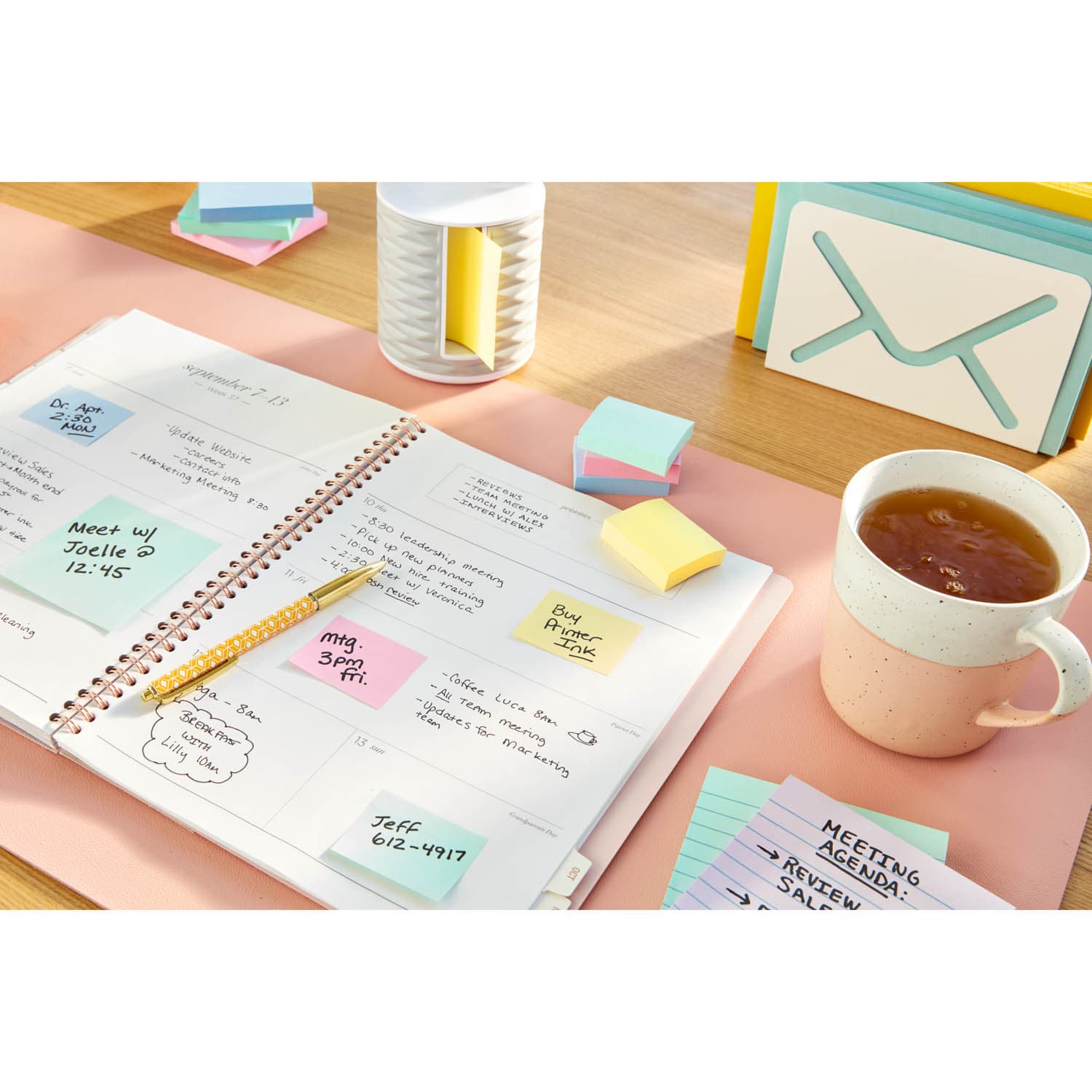 Post-it Greener Notes 654-RP-A, 3 in x 3 in (76 mm x 76 mm), Helsinki colors_5