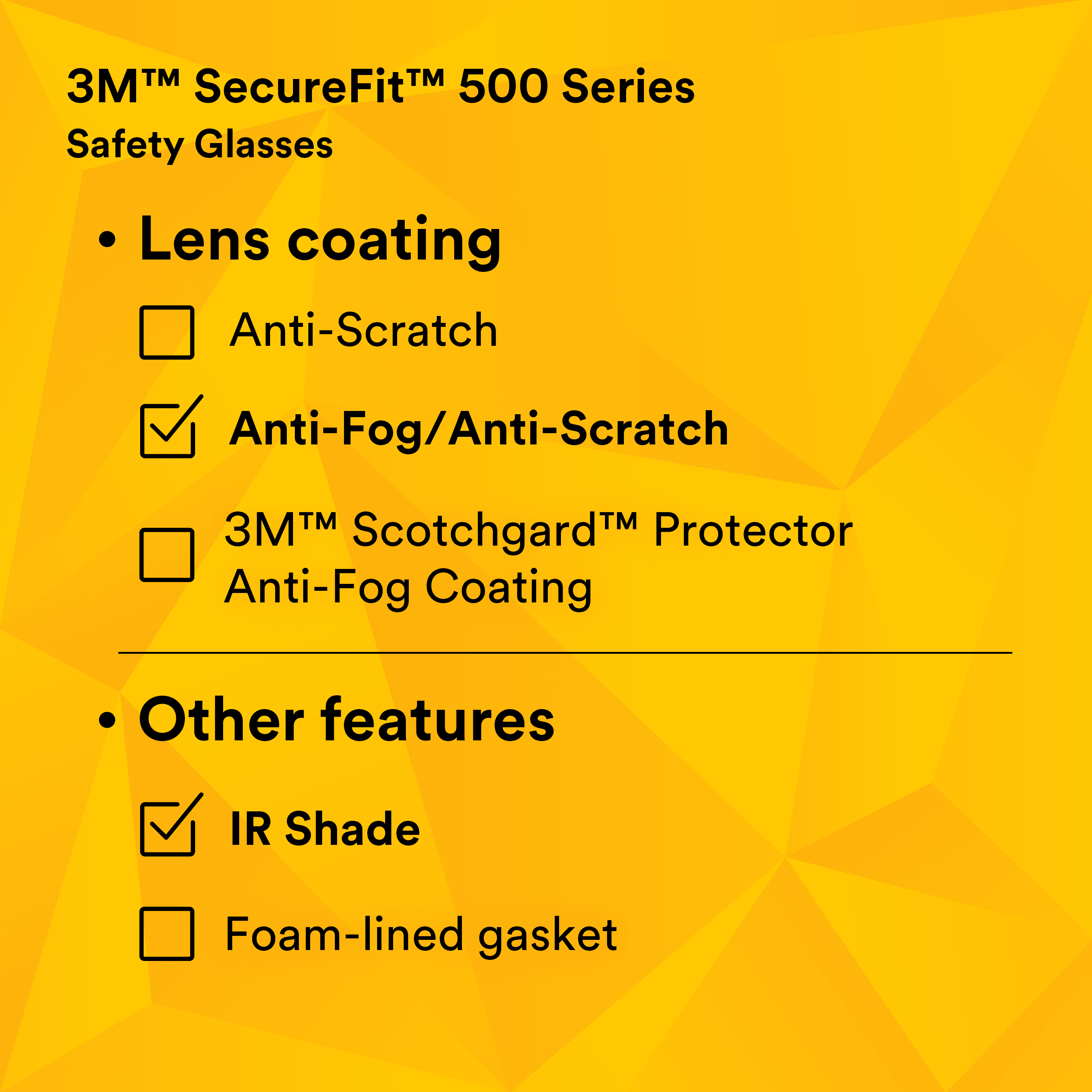 3M™ SecureFit™ 500 Series SF517AF-GRN, Black/Green, IR 1.7 Gray AF-AS Lens_2