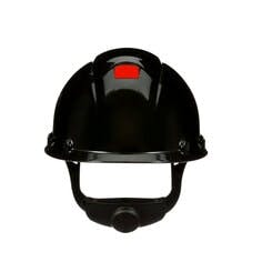3M™ SecureFit™ Hard Hat H-712SFR-UV, Black, 4-Point Pressure Diffusion Ratchet Suspension, with Uvicator, 20 ea/Case