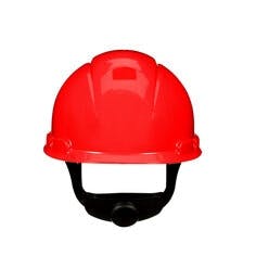 3M™ SecureFit™ Hard Hat H-705SFR-UV, Red, 4-Point Pressure Diffusion Ratchet Suspension, with Uvicator, 20 ea/Case