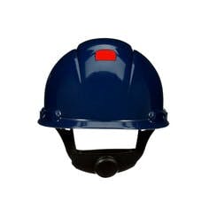 3M™ SecureFit™ Hard Hat H-710SFR-UV, Navy Blue, 4-Point Pressure Diffusion Ratchet Suspension, with UVicator, 20 ea/Case