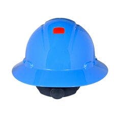 3M™ SecureFit™ Full Brim Hard Hat H-803SFR-UV, Blue, 4-Point Pressure Diffusion Ratchet Suspension, with UVicator, 20 ea/Case