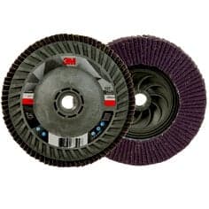 3M Flap Disc 769F, 60+, T27 Quick Change, 5 in x 5/8 in-11