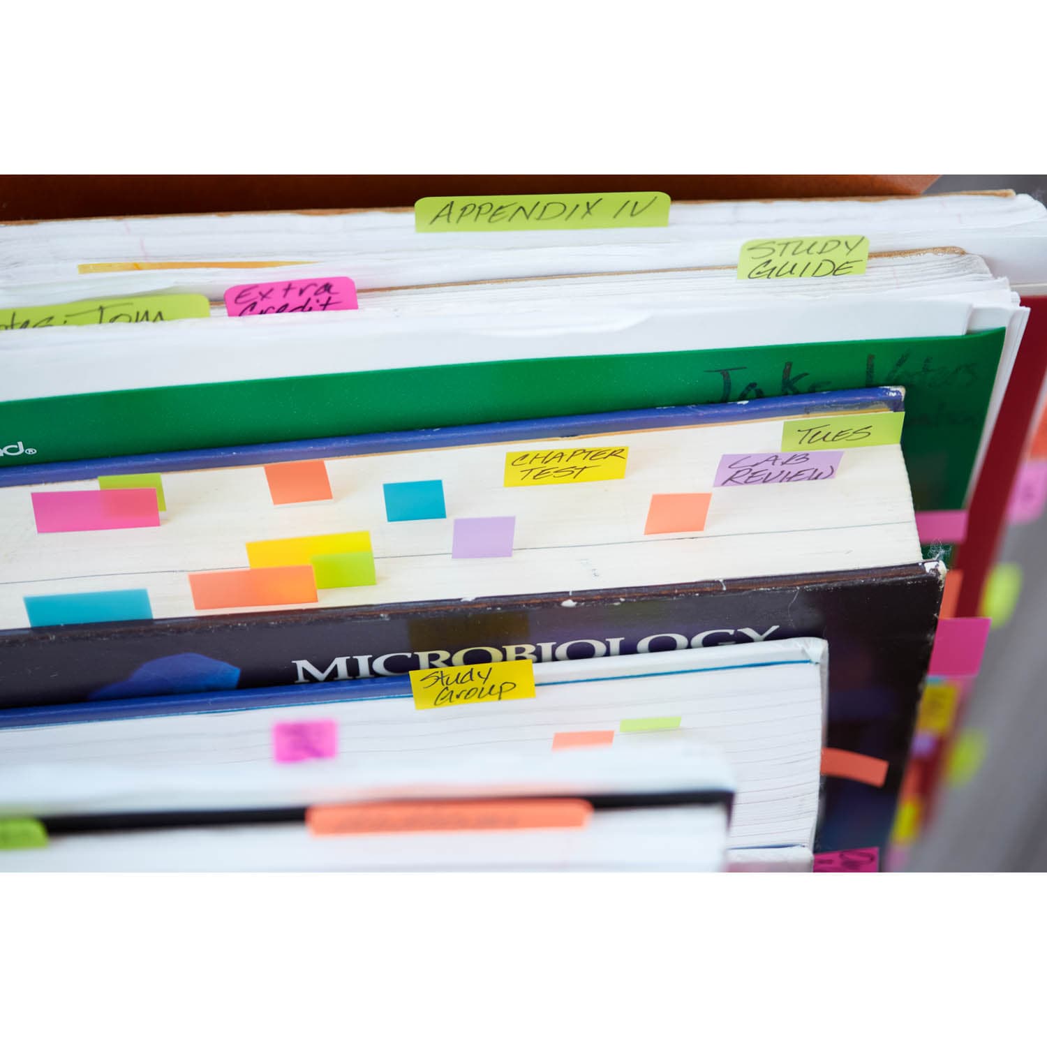 Post-it Page Markers 670-5AN, 1/2 in x 1 7/8 in (12.7 mm x 47.6 mm)_2
