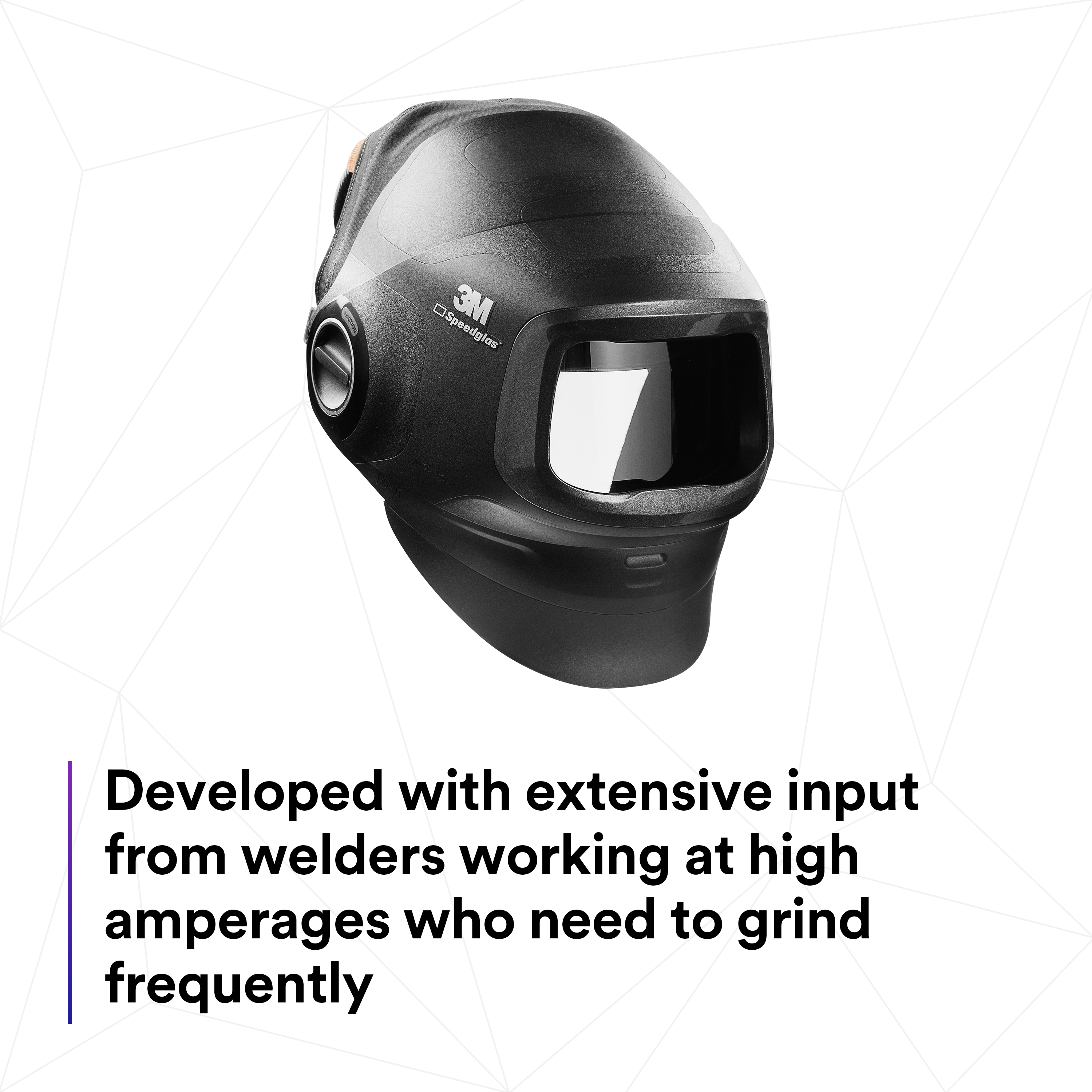 3M™ Speedglas™ Heavy-Duty Welding Helmet G5-01, Rigid Neck Cover, Fabric Head Cover, No ADF, 46-0099-35_9