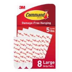 Command Large Foam Replacement Strips 17023-8ESF, 8 Strips