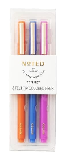 Post-it 3pk Pens NTDE-PEN-1, 3 Colored Pens