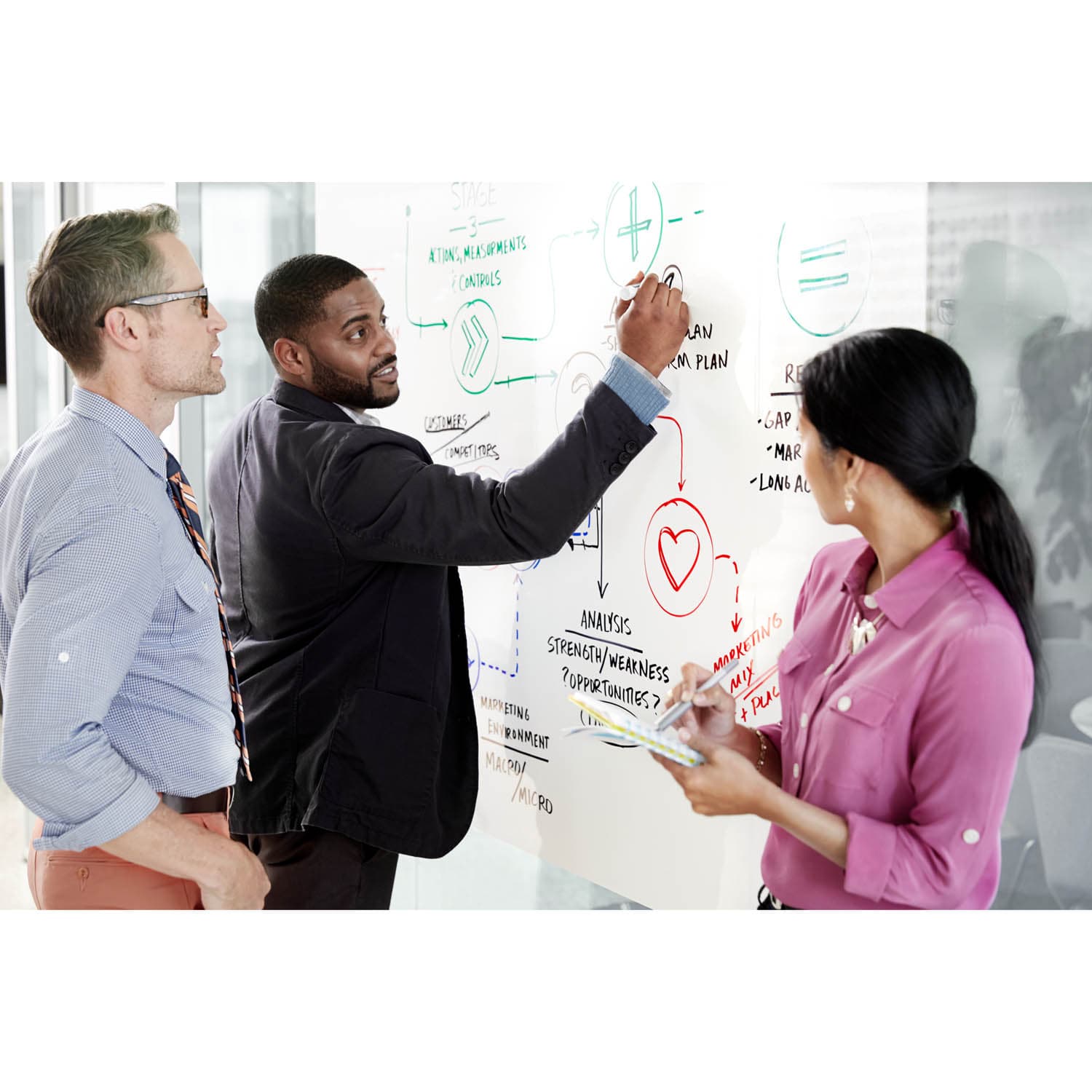 Post-it Super Sticky Dry Erase Surface DEF4x3, 3 ft x 4 ft (91.4 cm x 1.21 m)_10
