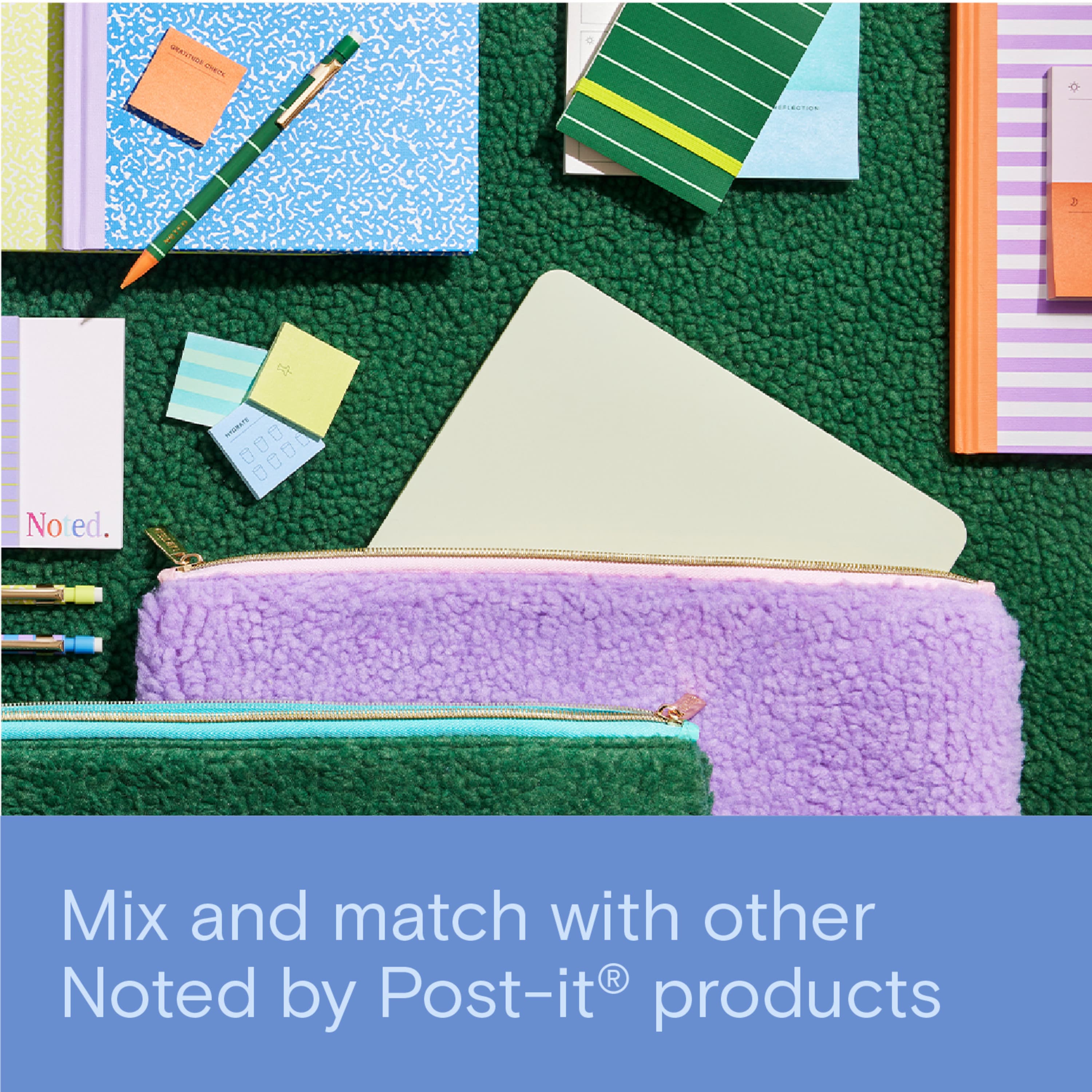 Post-it® Notebook NTD9-NB-3, 7 in x 9 7/8 in (177 mm x 250 mm)