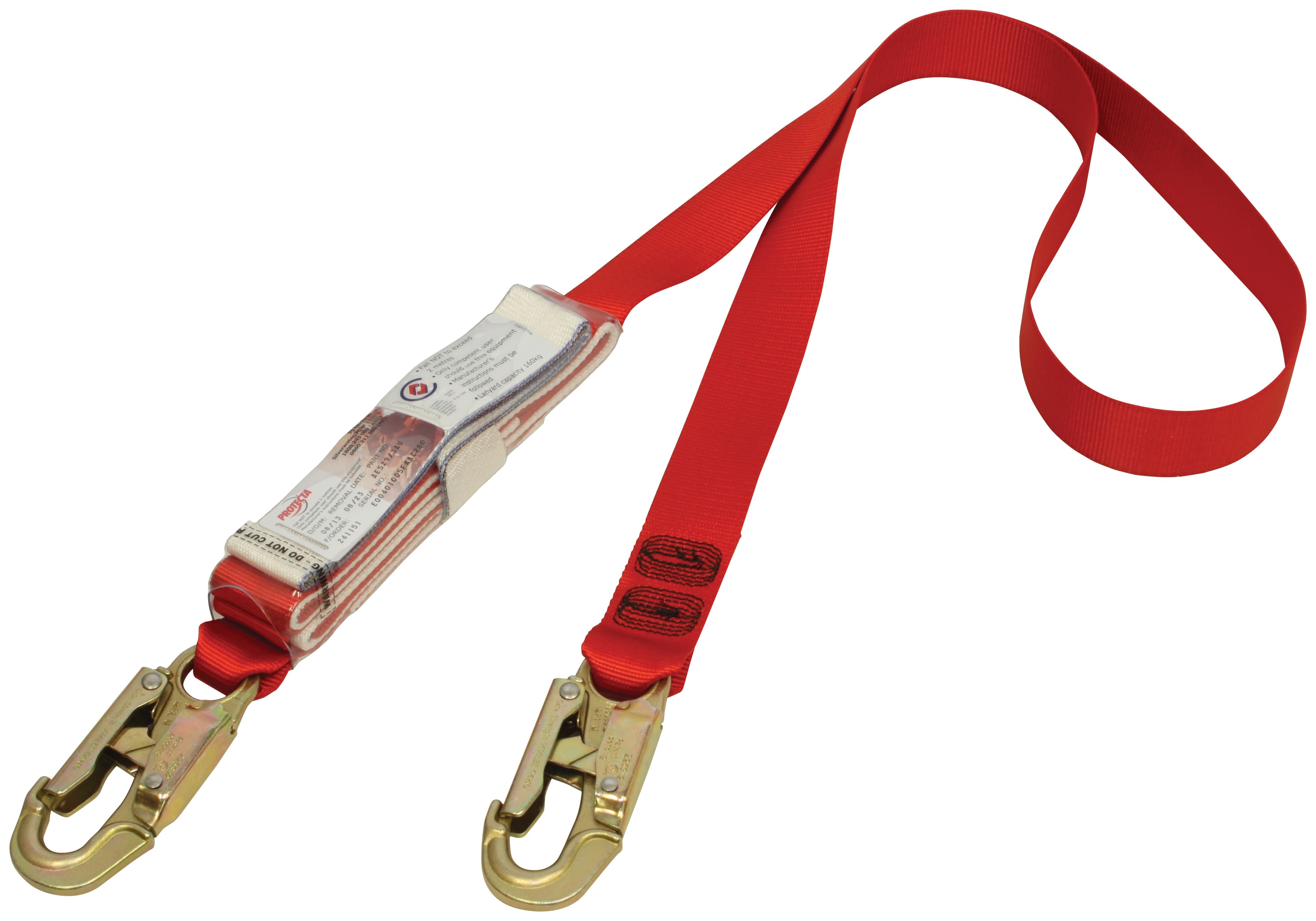 3M Protecta Shock Absorbing Webbing Lanyard - Single Tail 2.0m (AE529/3AU)