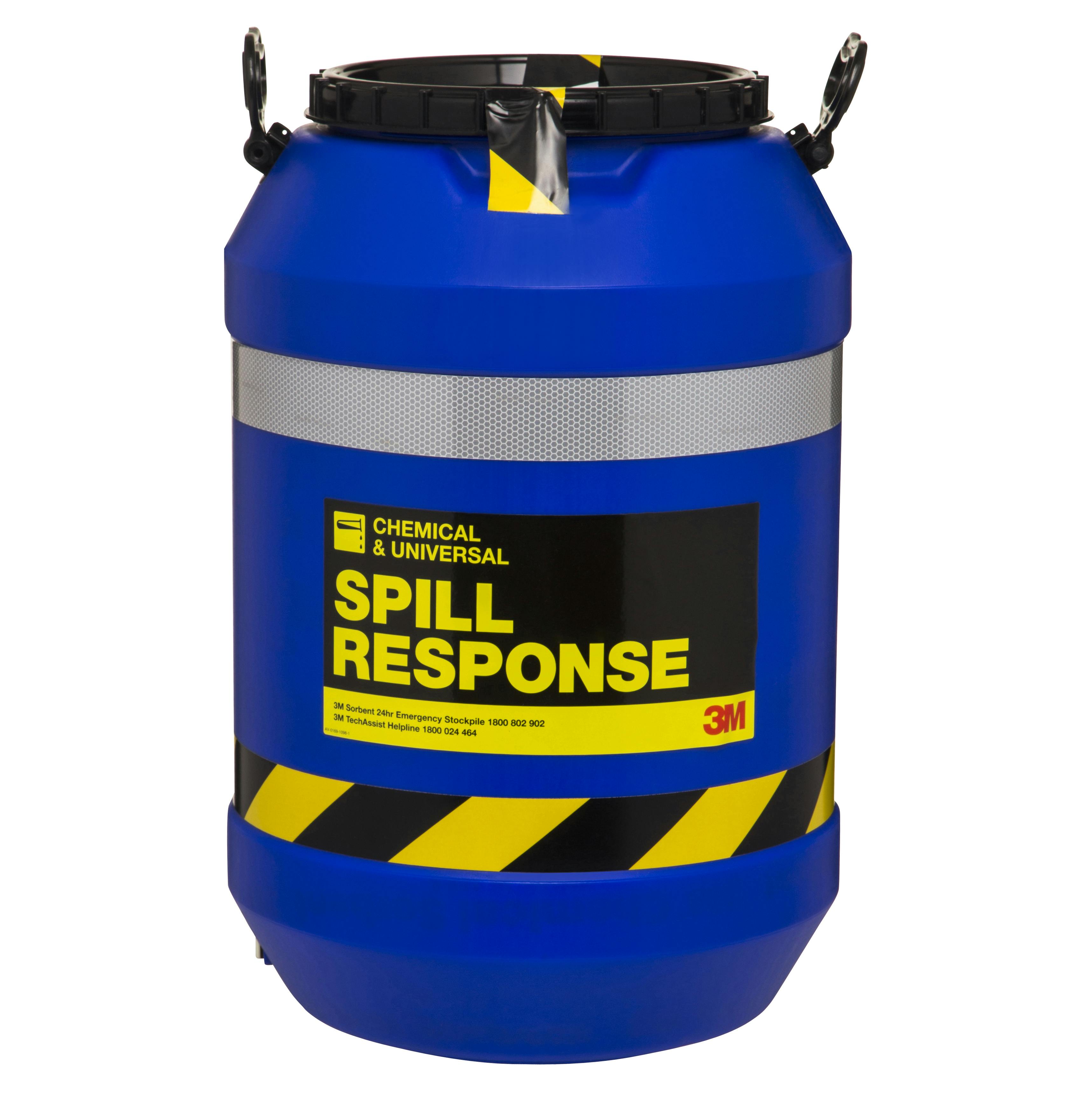 3M™ Chemical Sorbent Spill Response Kit Drum - 35L, CSRK-35
