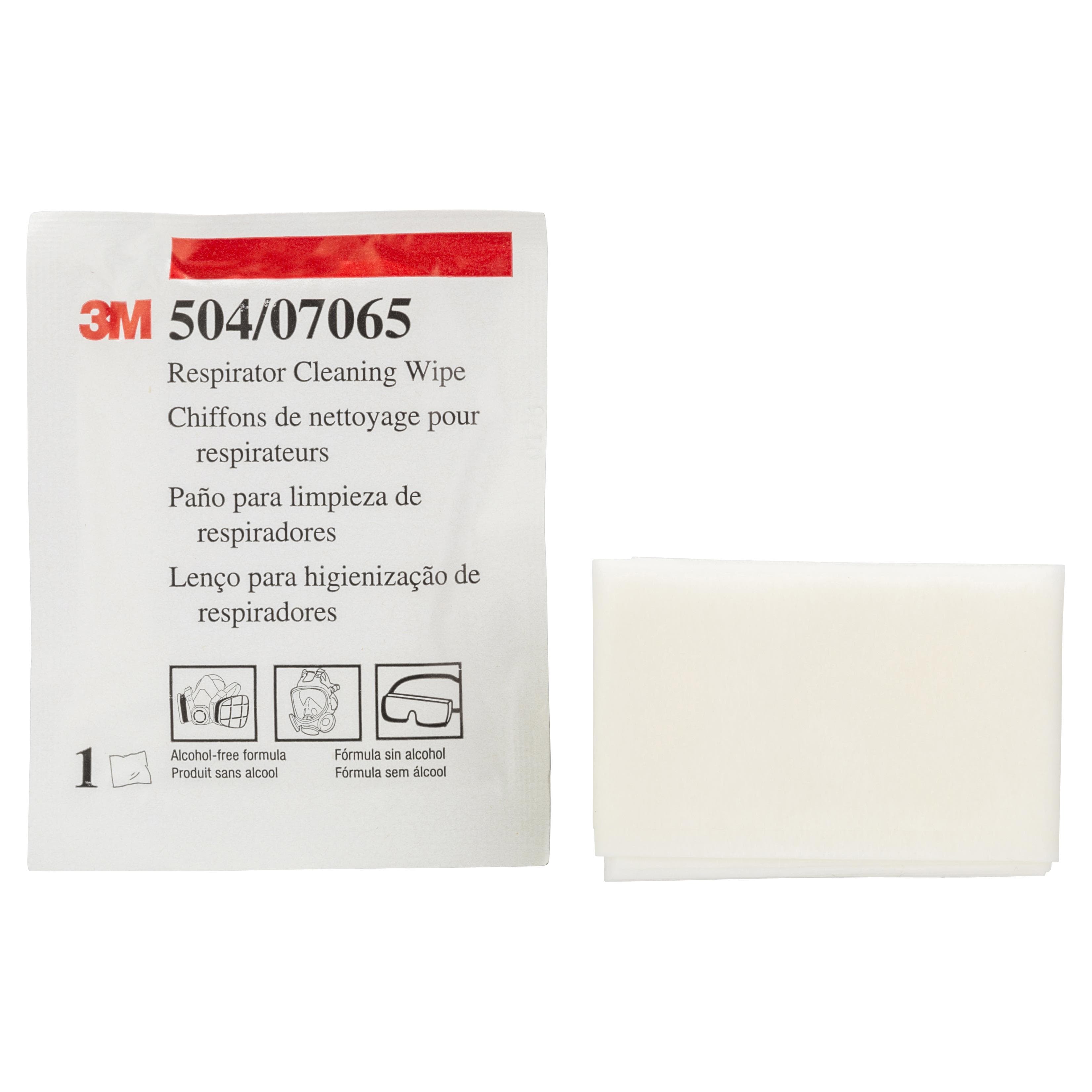 3M™ Respirator Cleaning Wipe 504, 100 ea/Carton