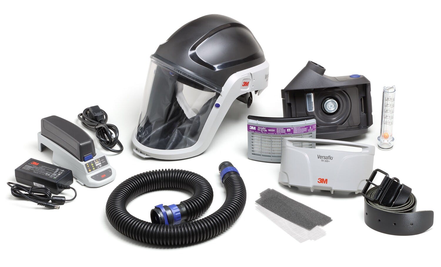 3M™ Versaflo™ TR-315A+ PAPR Starter Kit TRM-306C, with M-306C helmet (Comfort Faceseal) and Charger, 1 EA/Case