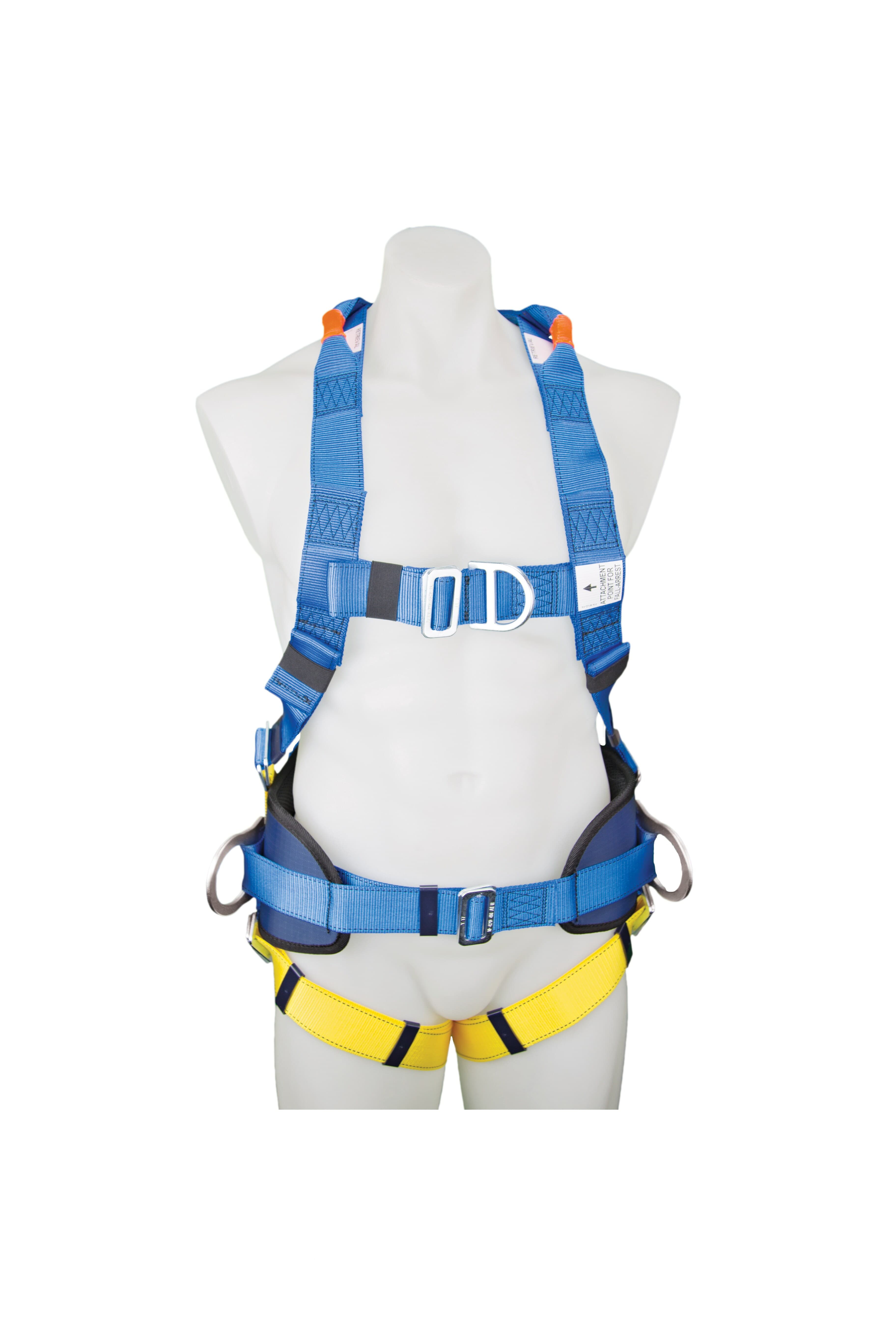 3M™ PROTECTA® FIRST Construction Harness 1390062A, Blue and Yellow, Medium, 1 EA/Case