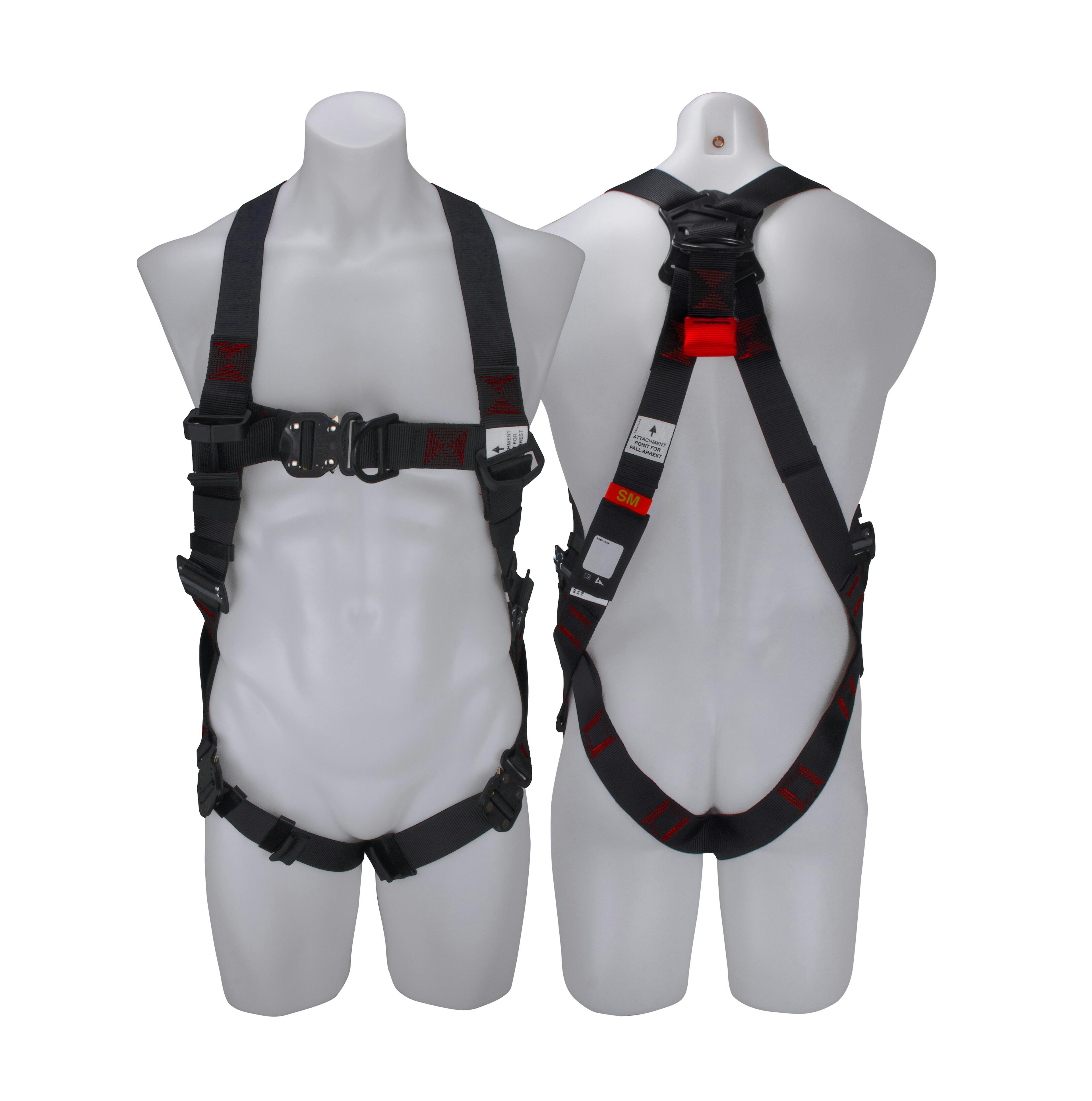 3M™ PROTECTA® X Riggers Harness 1161673, Red and Black, Medium, 1 EA/Case