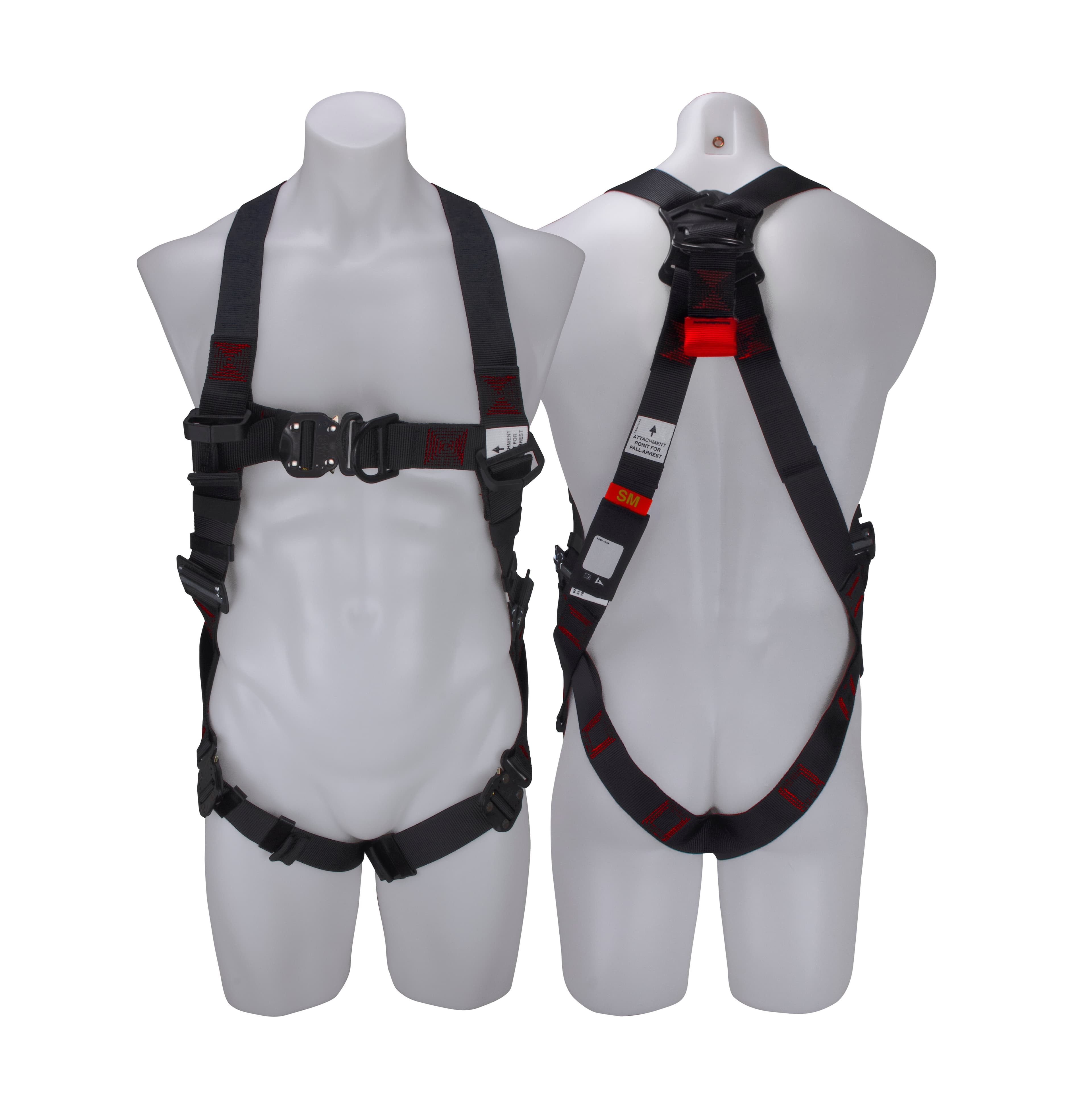 3M PROTECTA X Riggers Harness 1161674, Red and Black, Large, 1 EA/Case