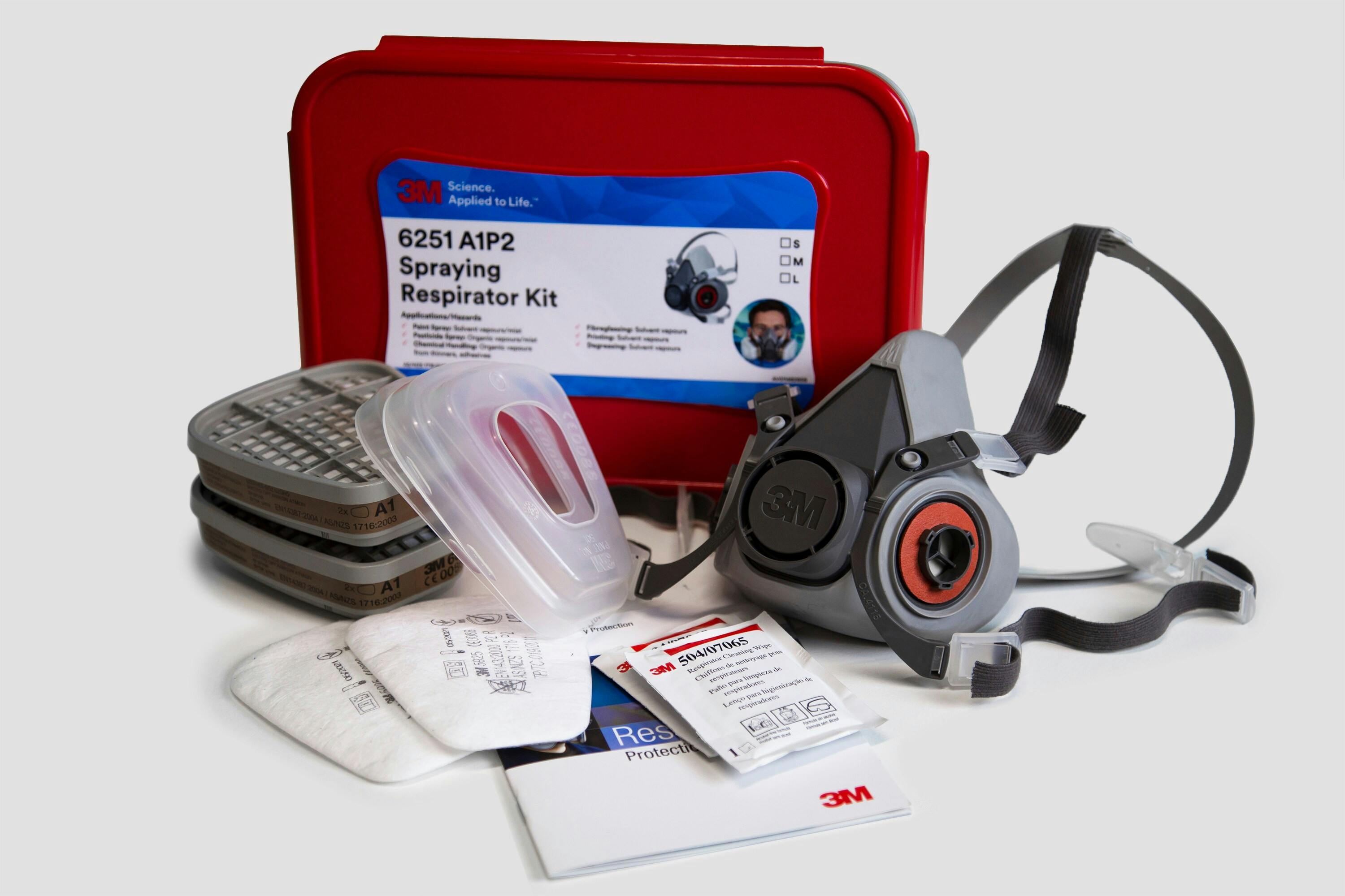 3M™ Spraying Respirator Kit 6251, A1P2, Medium