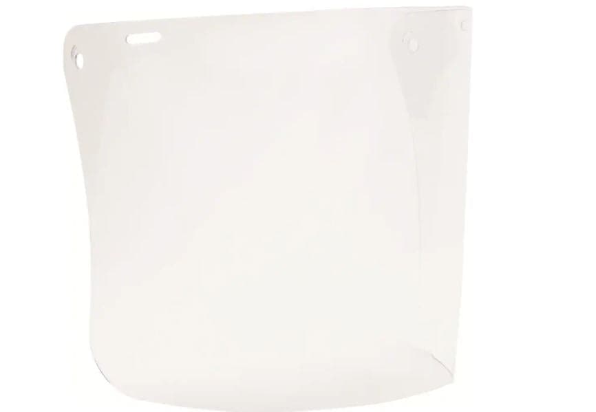 3M Protector Polycarbonte Visor - Cap Attachable - Medium Impact - Clear - 185 x 360mm