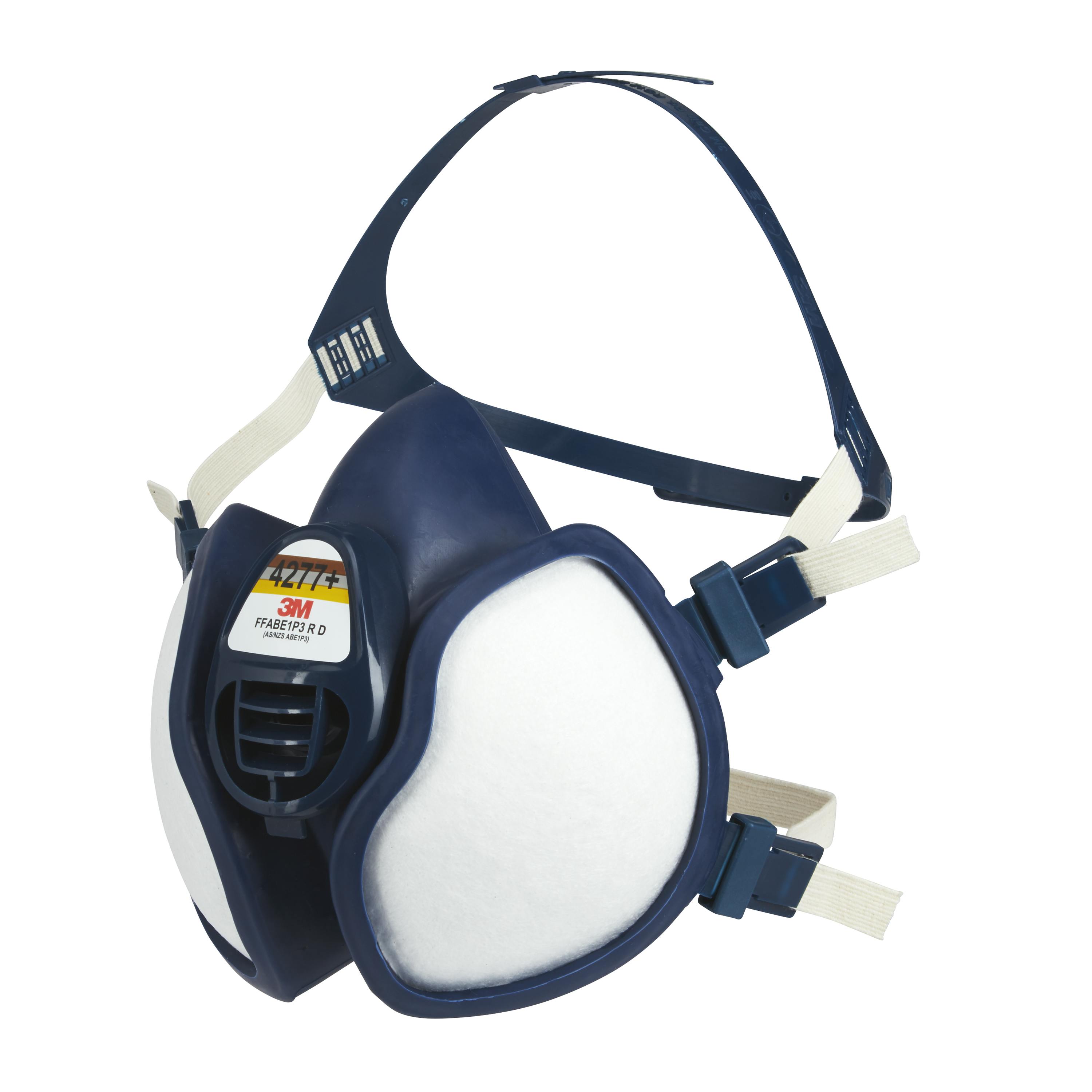 3M™ Maintenance Free Half Face Respirator 4277+, A1B1E1P2, 1/Bag