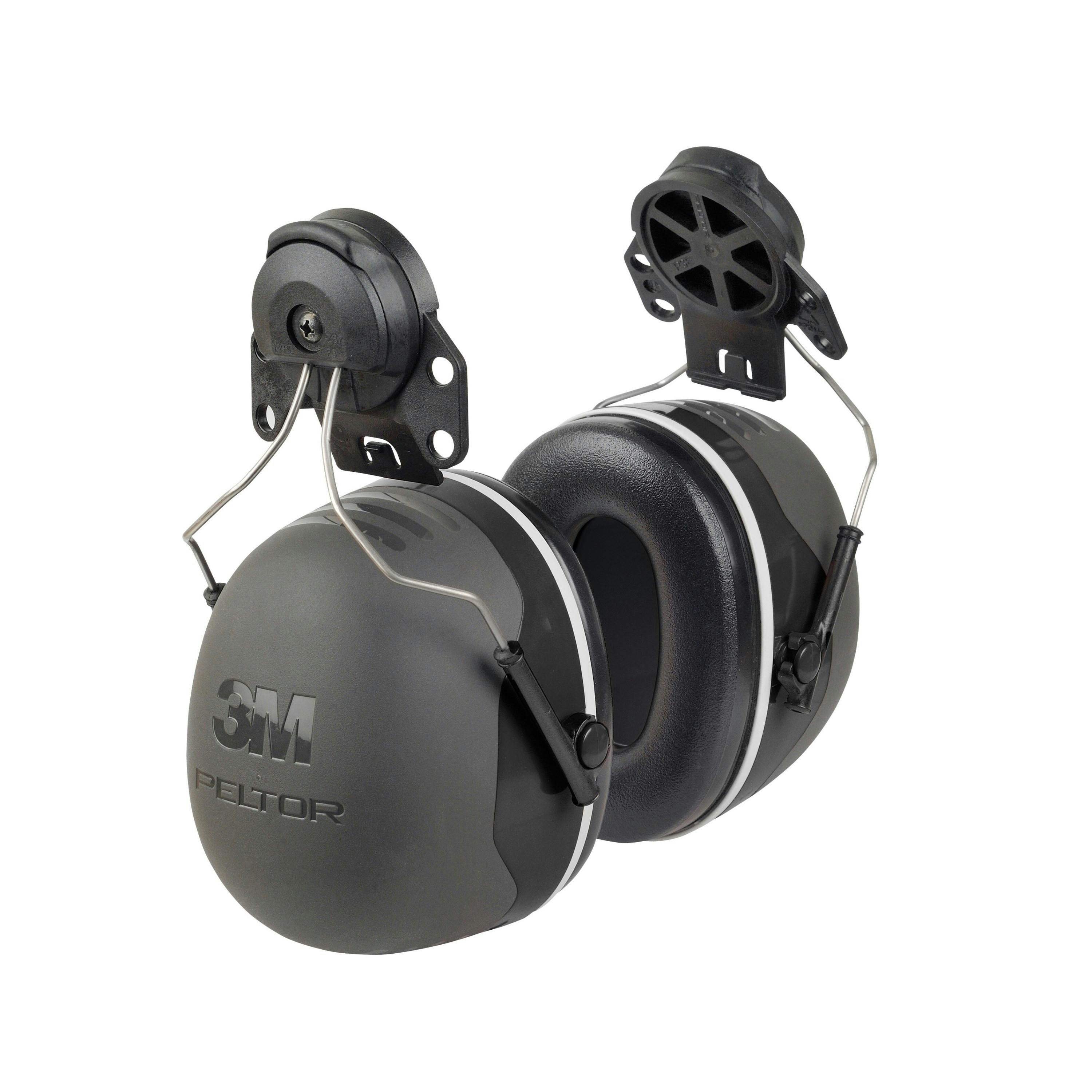 3M™ PELTOR™ X Series Earmuff X5P3GS/E, Black, Helmet Mounted, Premium Cap Attached, 36 dB, 10 ea/Case