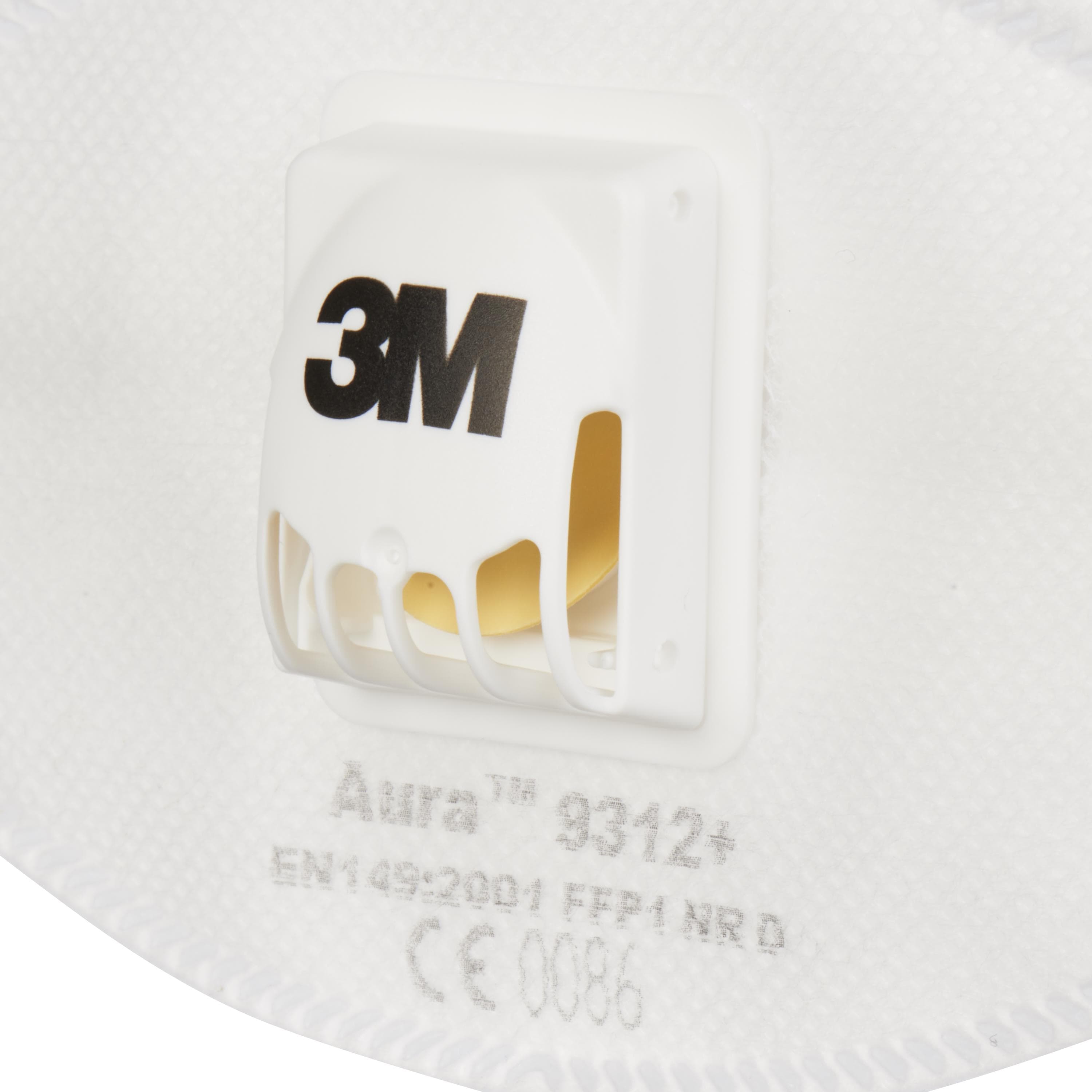 3M™ Aura™ Particulate Respirator 9310A+, P1, 20/Box