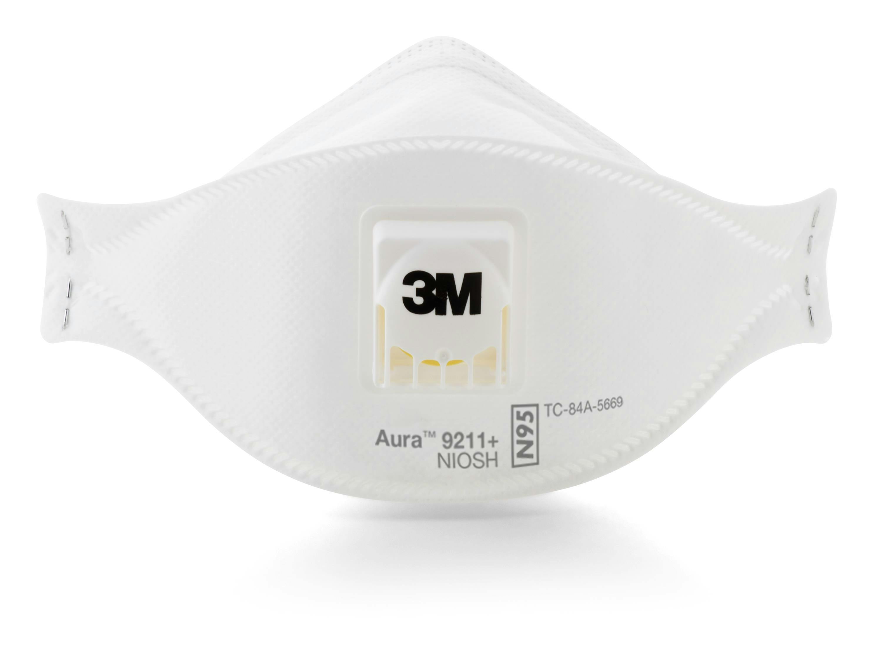 3M™ Particulate Respirator 9322A+P2, 10/Box, 12 Boxes/Case
