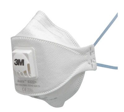 3M™ Particulate Respirator 9322A+P2, 10/Box, 12 Boxes/Case_3