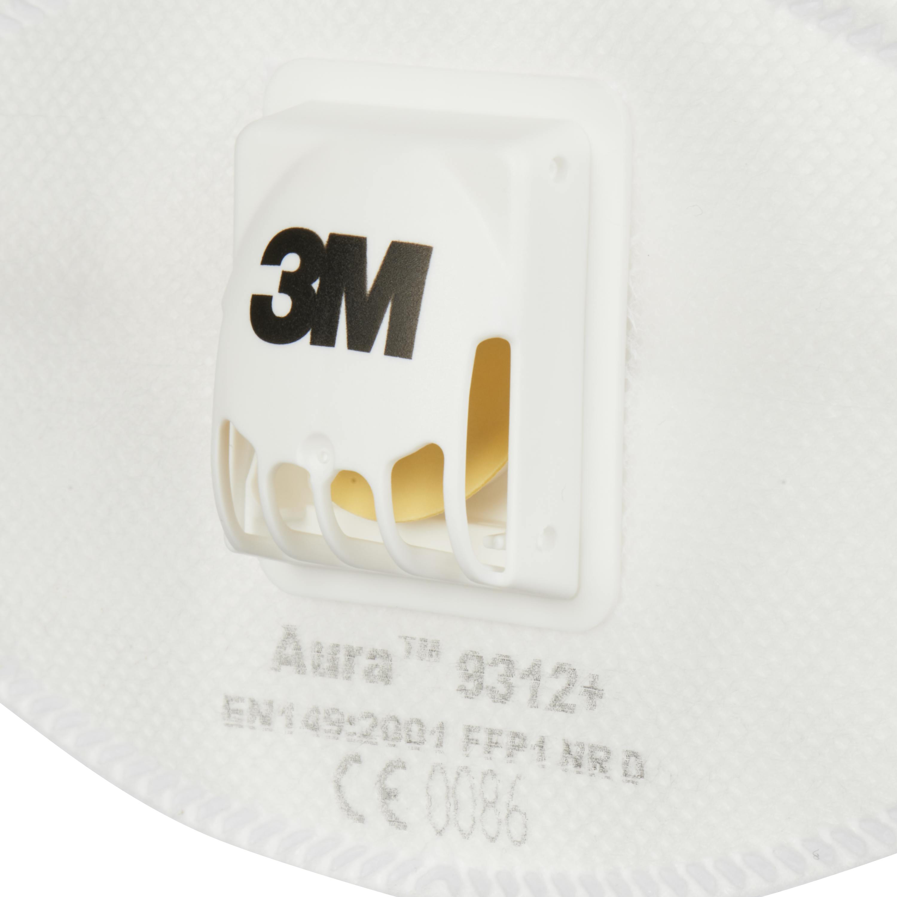 3M™ Aura™ Particulate Respirator 9312A+, P1, 10/Box, 12 Boxes/Case_4