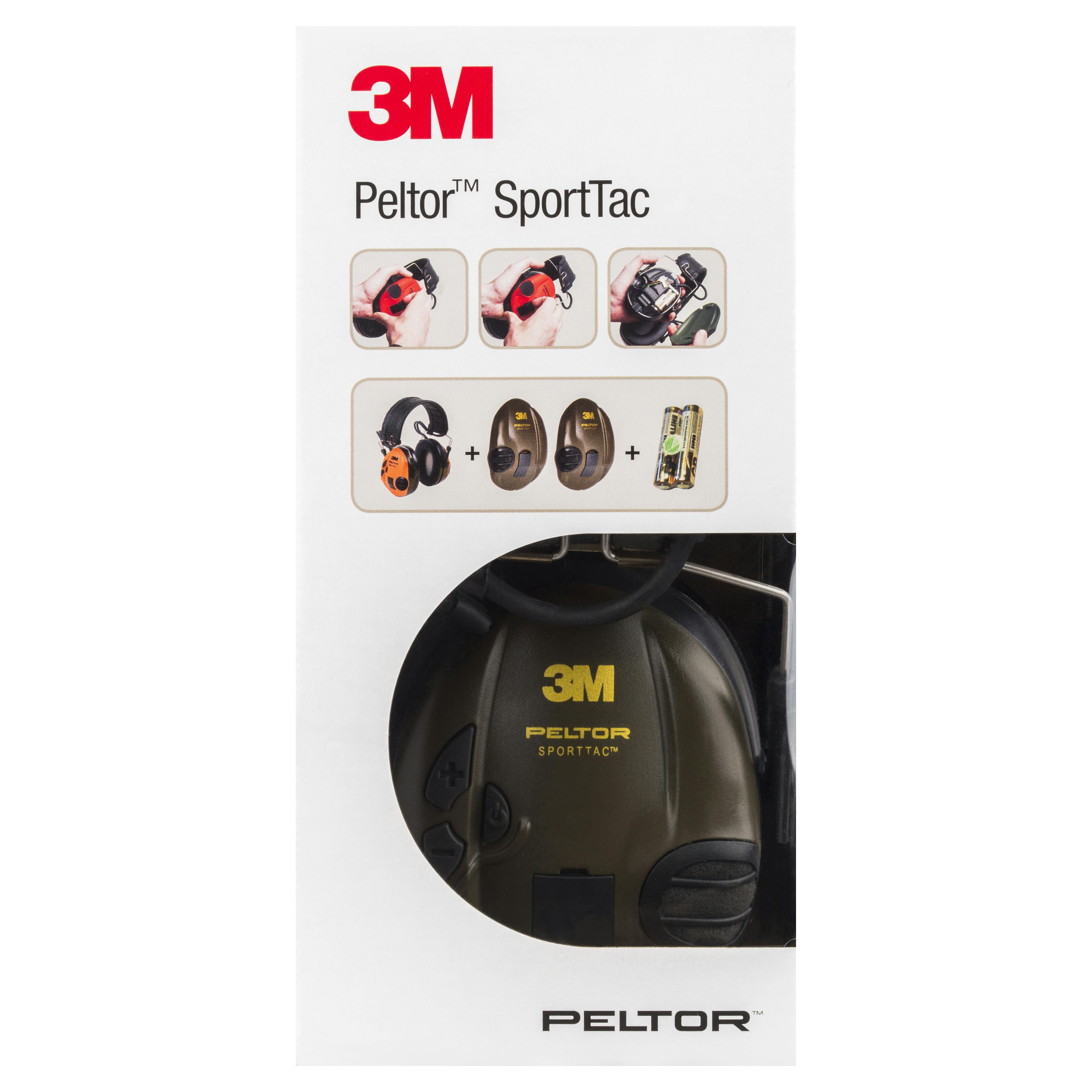 3M™ PELTOR™ SportTac™ Hunting Model Folding Headband MT16H210F-478-GN, 1 ea/Carton