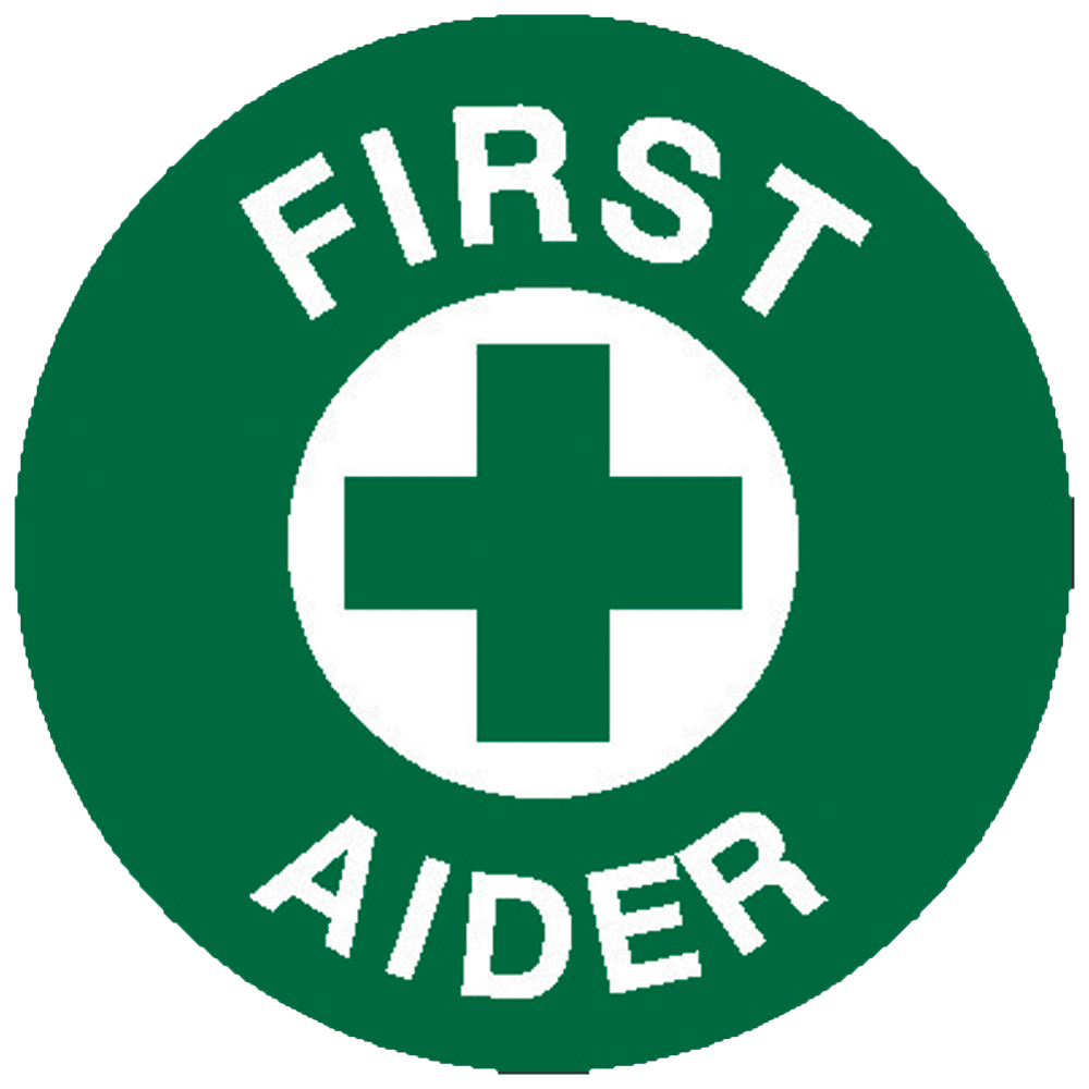 Aero Healthcare First Aider Sticker 5 x 5cm Sheet/5