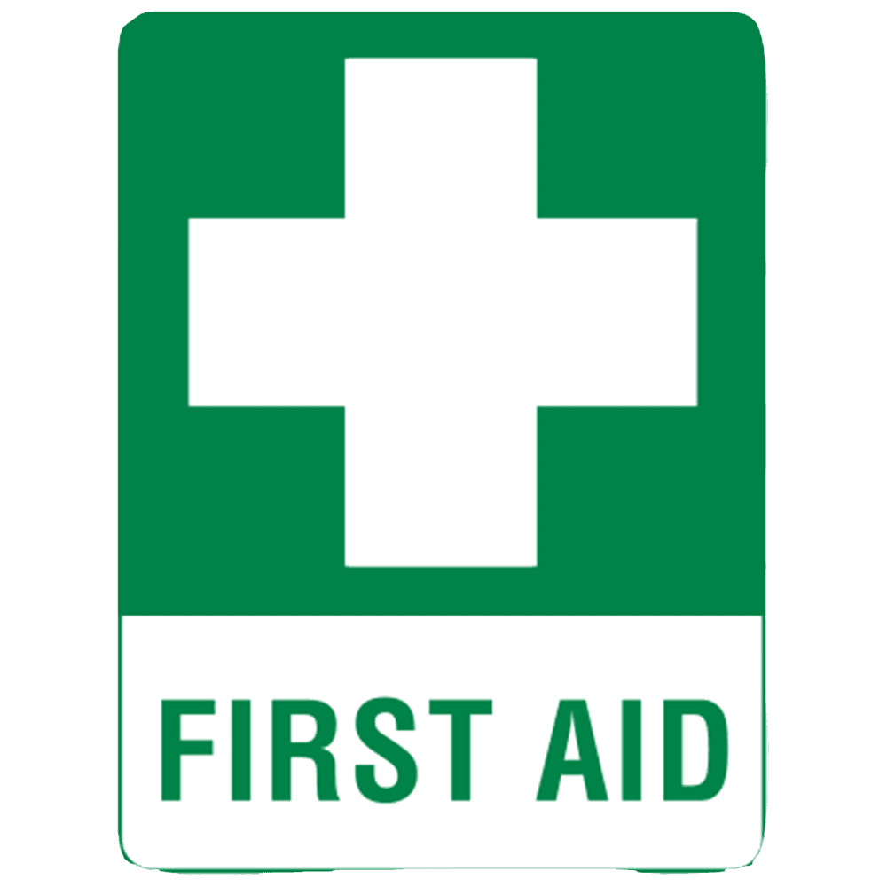 Aero Healthcare Large Metal First Aid Sign 60 x 45cm