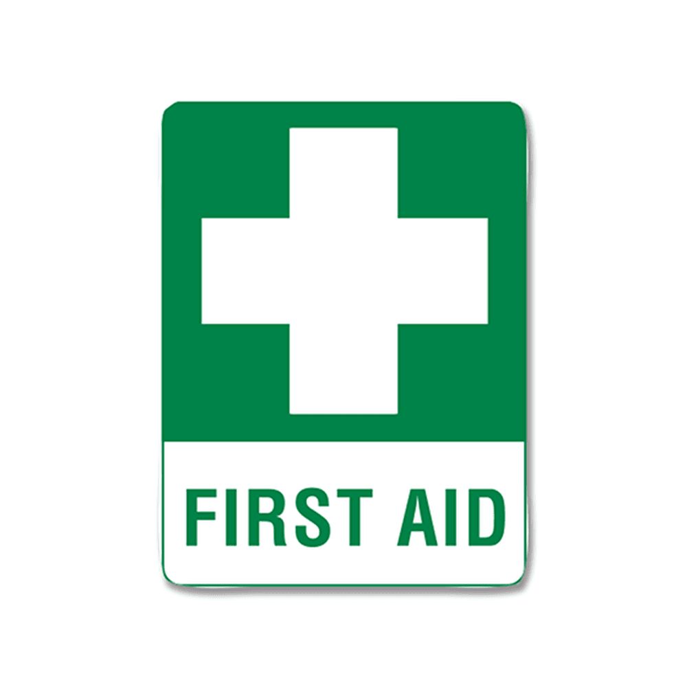 Aero Healthcare Medium Poly First Aid Sign 45 x 30cm