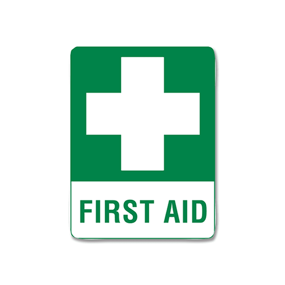 Aero Healthcare Small Metal First Aid Sign 30 x 22.5cm