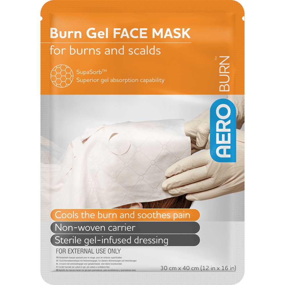 Aero Healthcare AEROBURN Burn Gel Face Mask 30 x 40cm