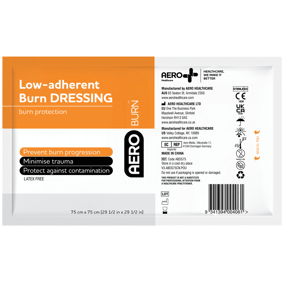 Aero Healthcare AEROBURN Low-Adherent Burn Dressing 75 x 75cm