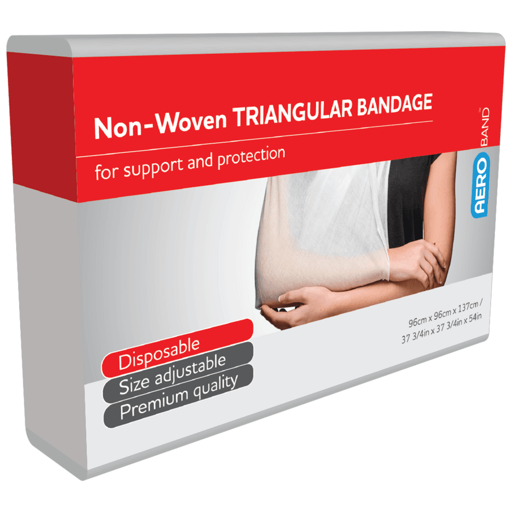 Aero Healthcare AEROBAND Non-Woven Triangular Bandage 96 x 96 x 137cm Bag/10