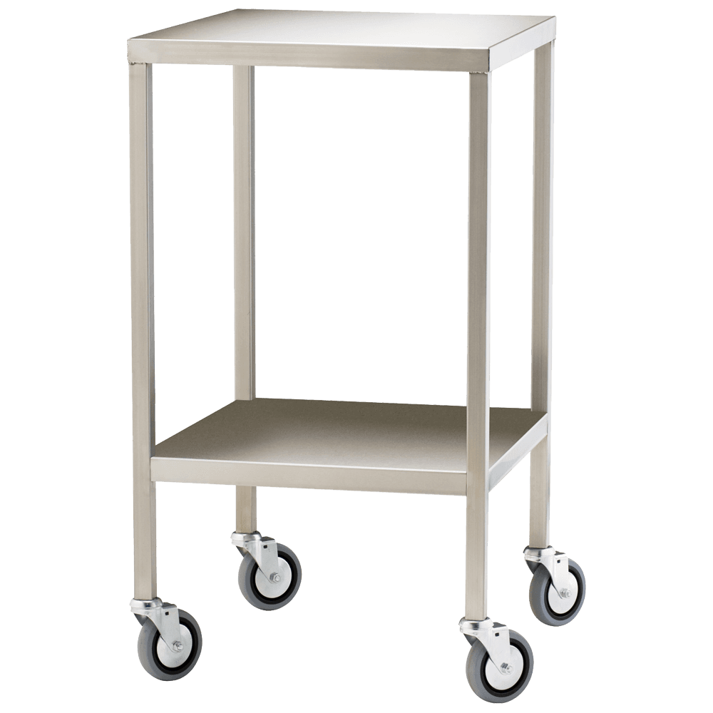 Aero Healthcare Small Stainless Steel Trolley 50 x 50 x 90.5cm