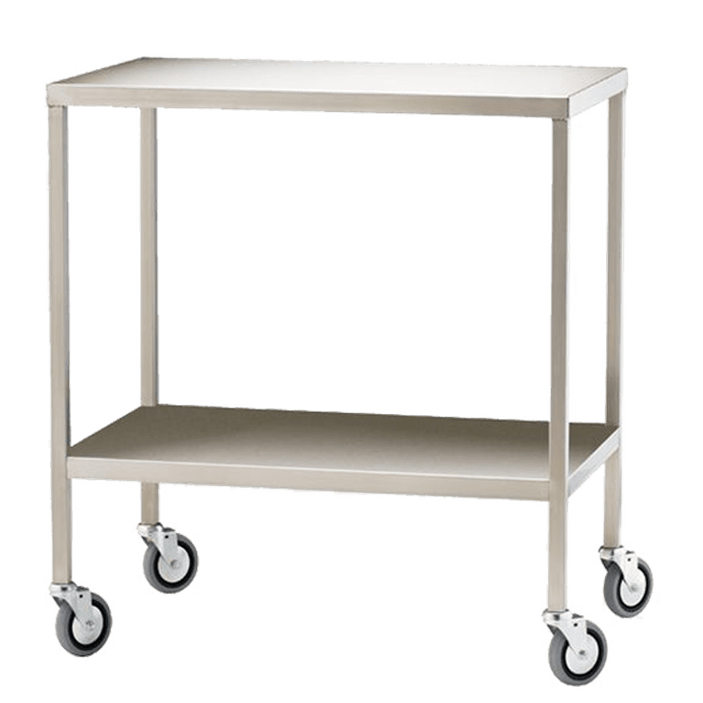 Aero Healthcare Medium Stainless Steel Trolley 80 x 50 x 90.5cm