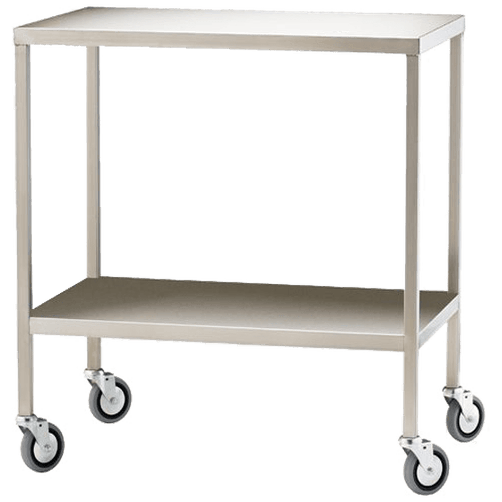 Aero Healthcare Large Stainless Steel Trolley 110 x 50 x 90.5cm
